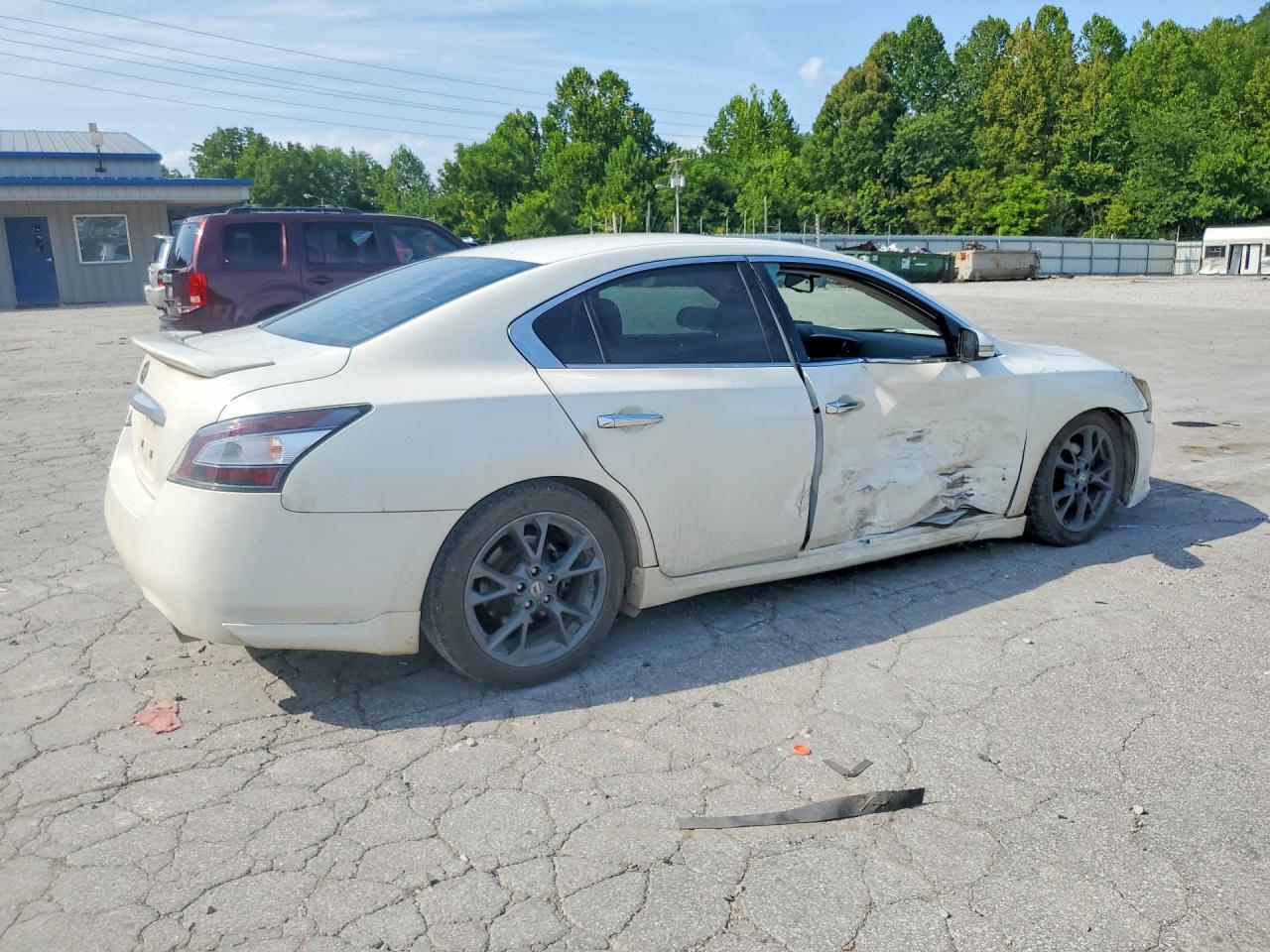 2012 Nissan Maxima 3.5 S White vin: 1N4AA5AP1CC840260