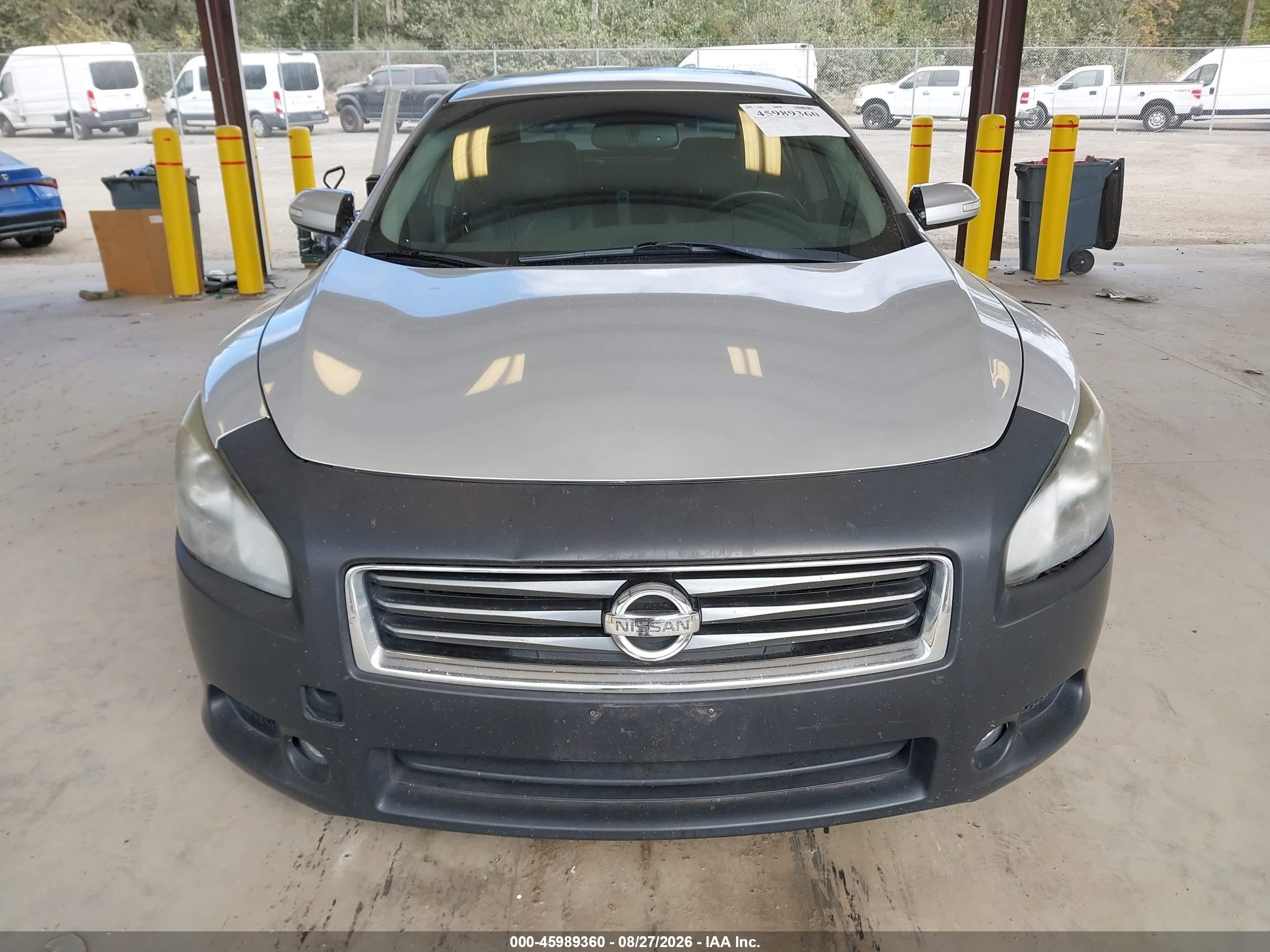 2012 Nissan Maxima 3.5 Sv Серебряный vin: 1N4AA5AP1CC841814