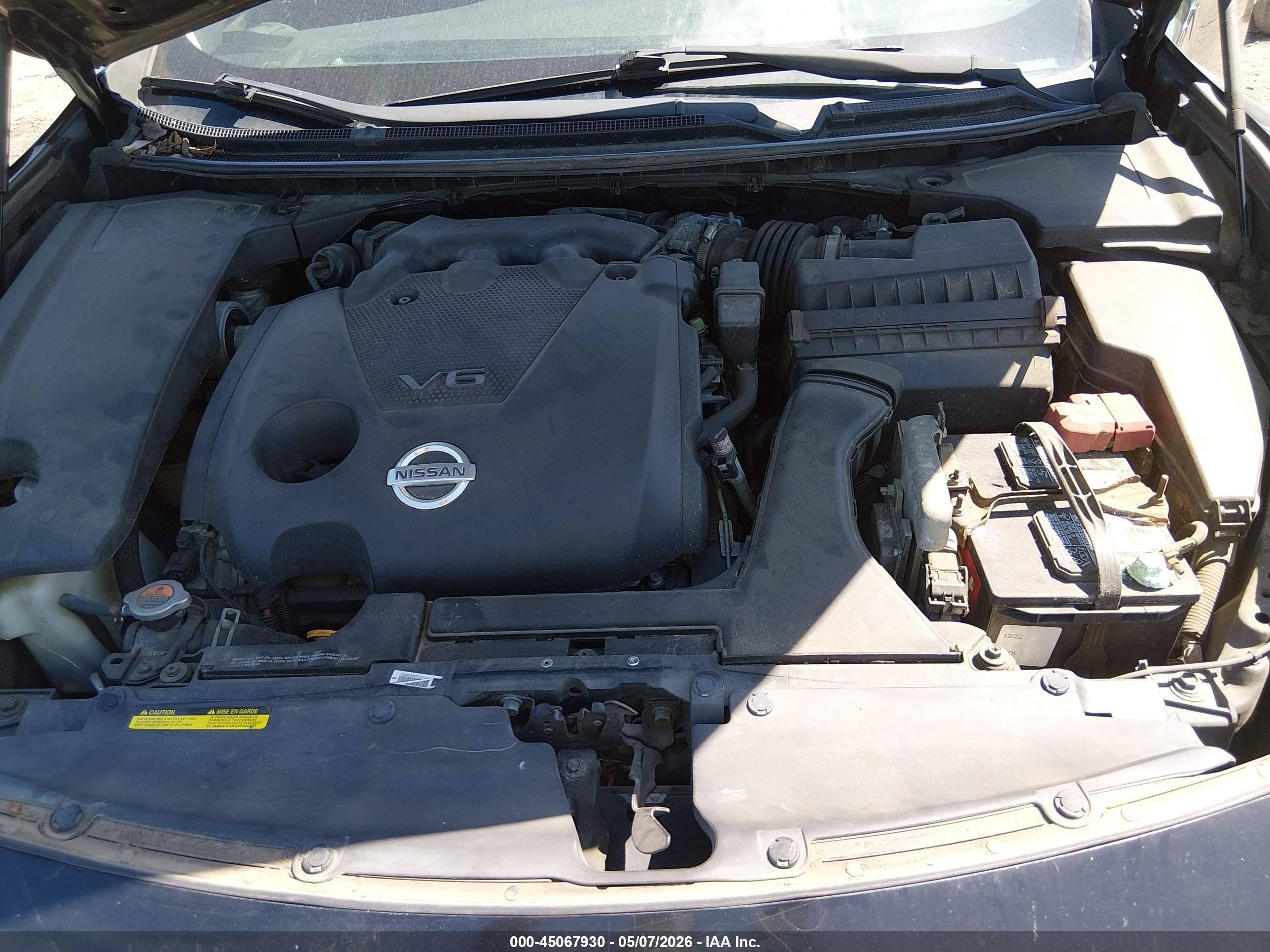 2012 Nissan Maxima 3.5 S Black vin: 1N4AA5AP1CC851677