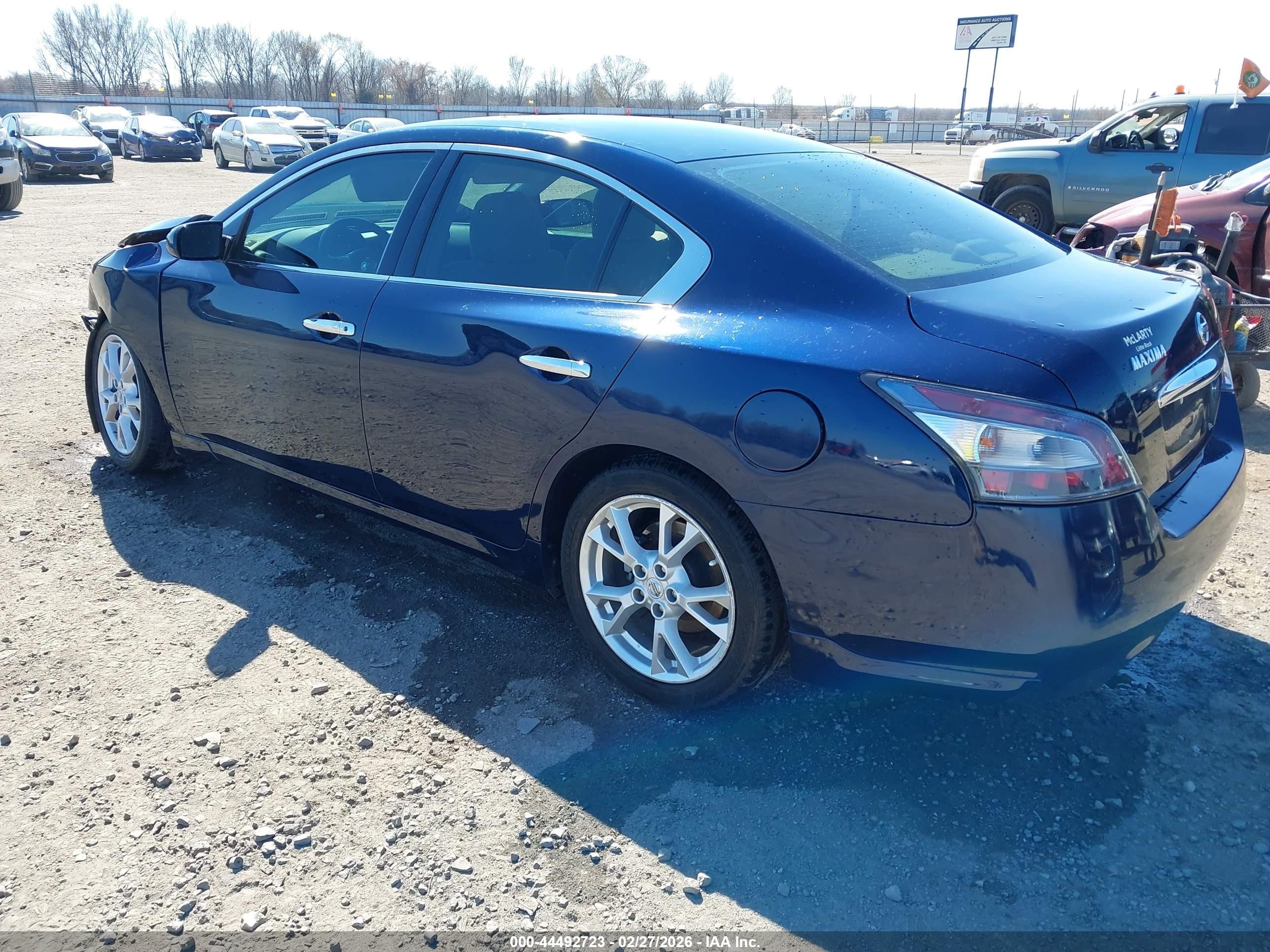 2012 Nissan Maxima 3.5 S Black vin: 1N4AA5AP1CC854482