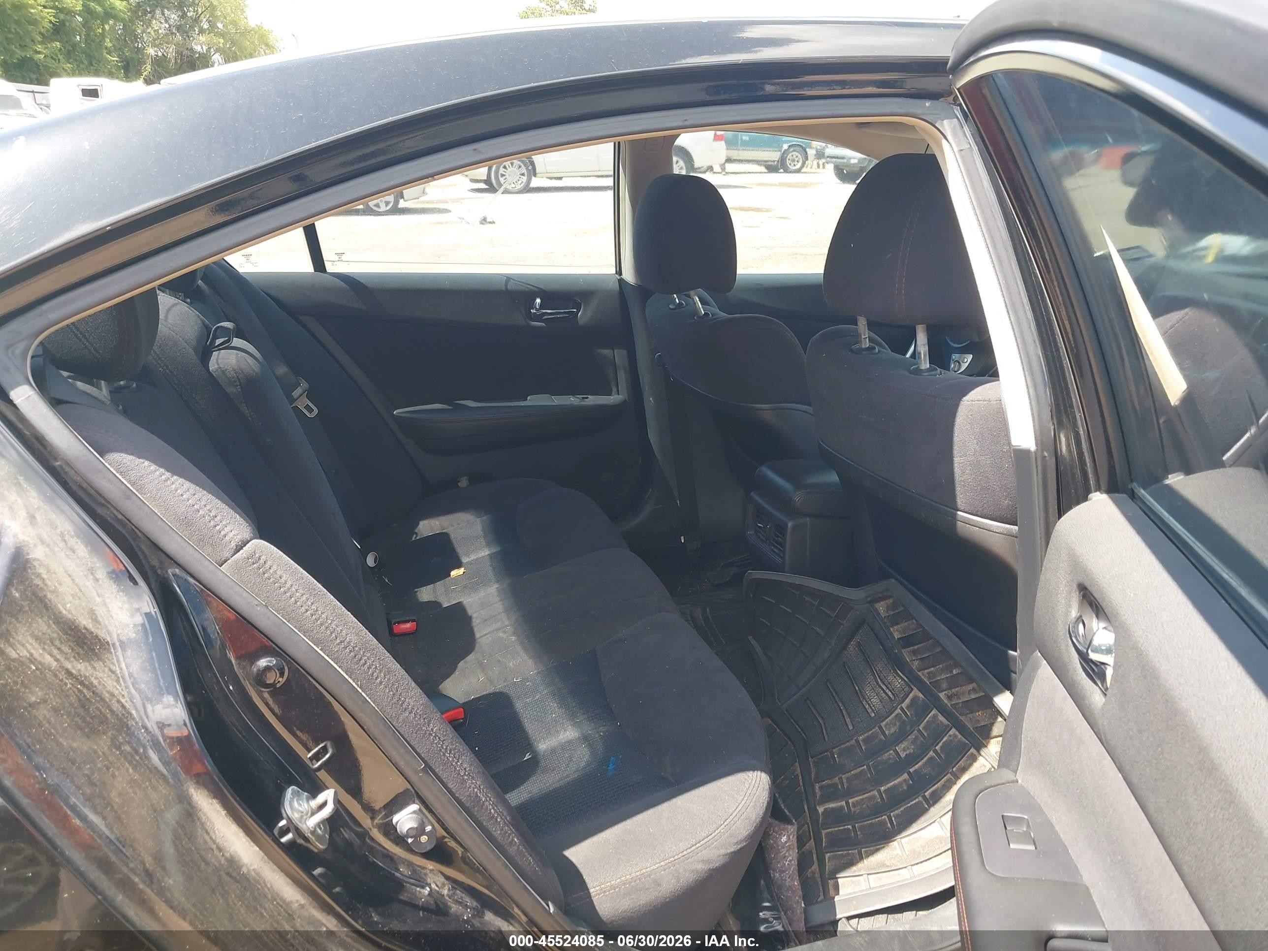 2012 Nissan Maxima 3.5 S Black vin: 1N4AA5AP1CC859049