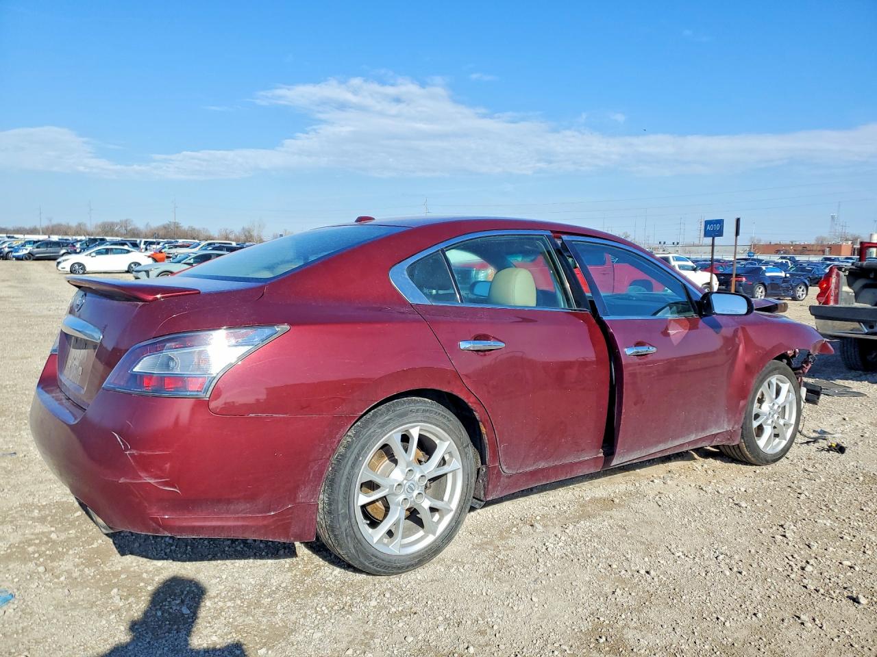 2012 Nissan Maxima 3.5 S Maroon vin: 1N4AA5AP1CC859990