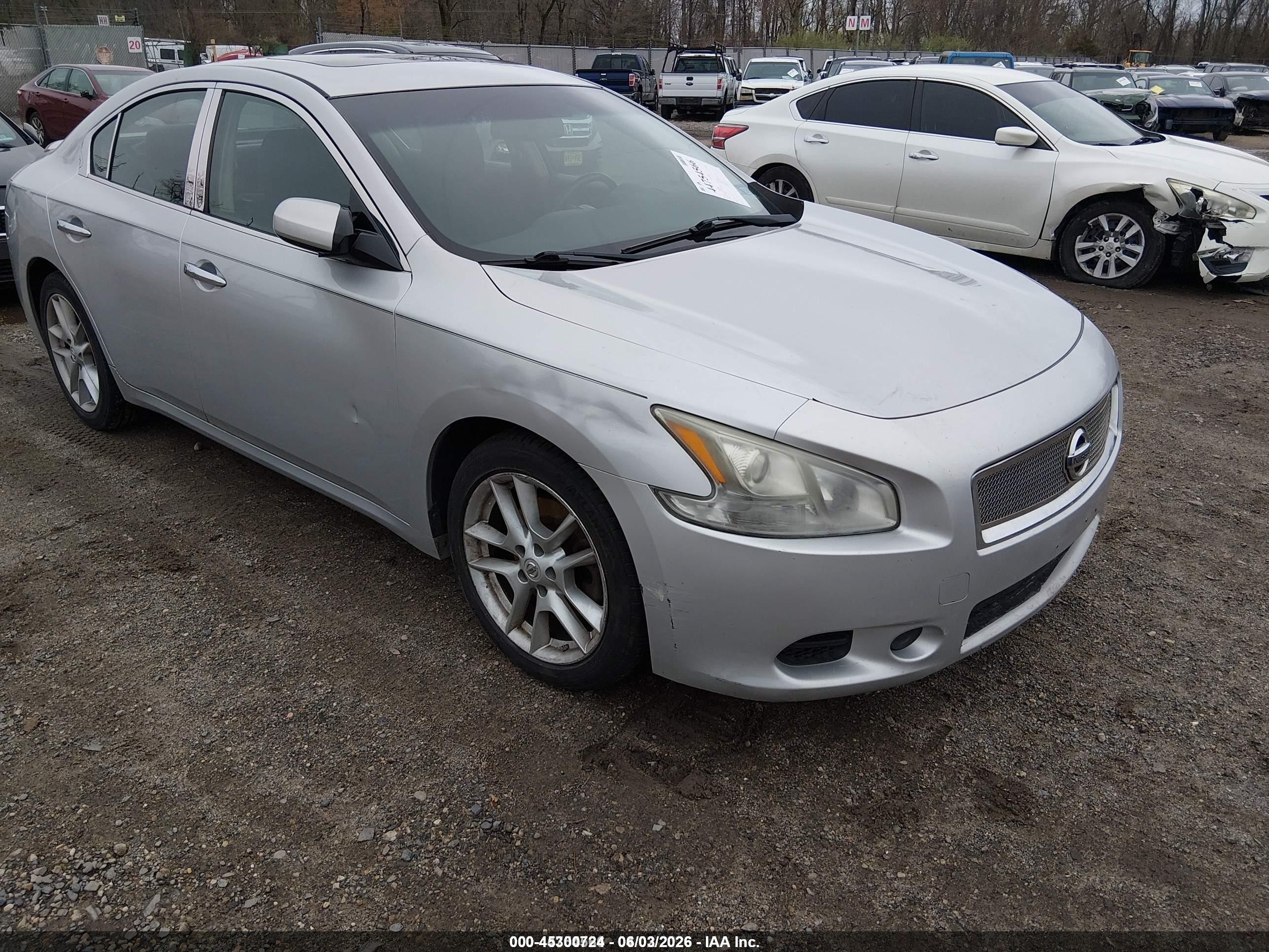 2012 Nissan Maxima 3.5 S Silver vin: 1N4AA5AP1CC860590