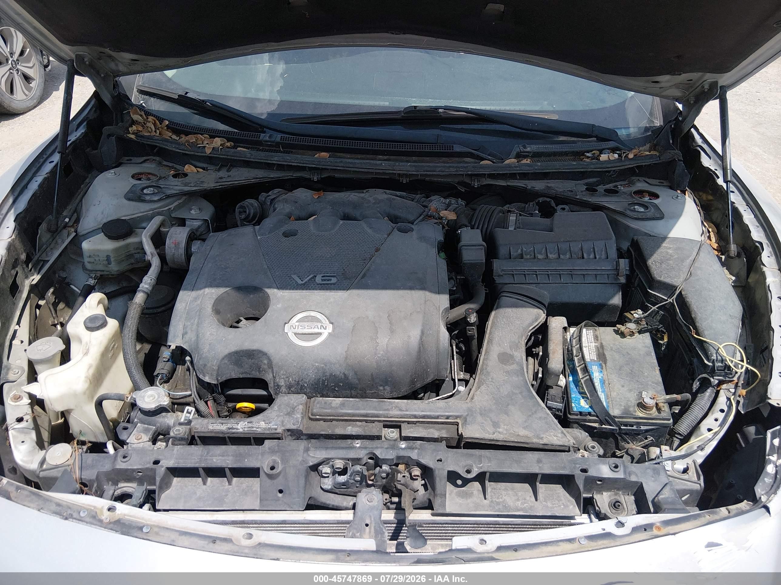 2012 Nissan Maxima 3.5 Sv Silver vin: 1N4AA5AP1CC861772