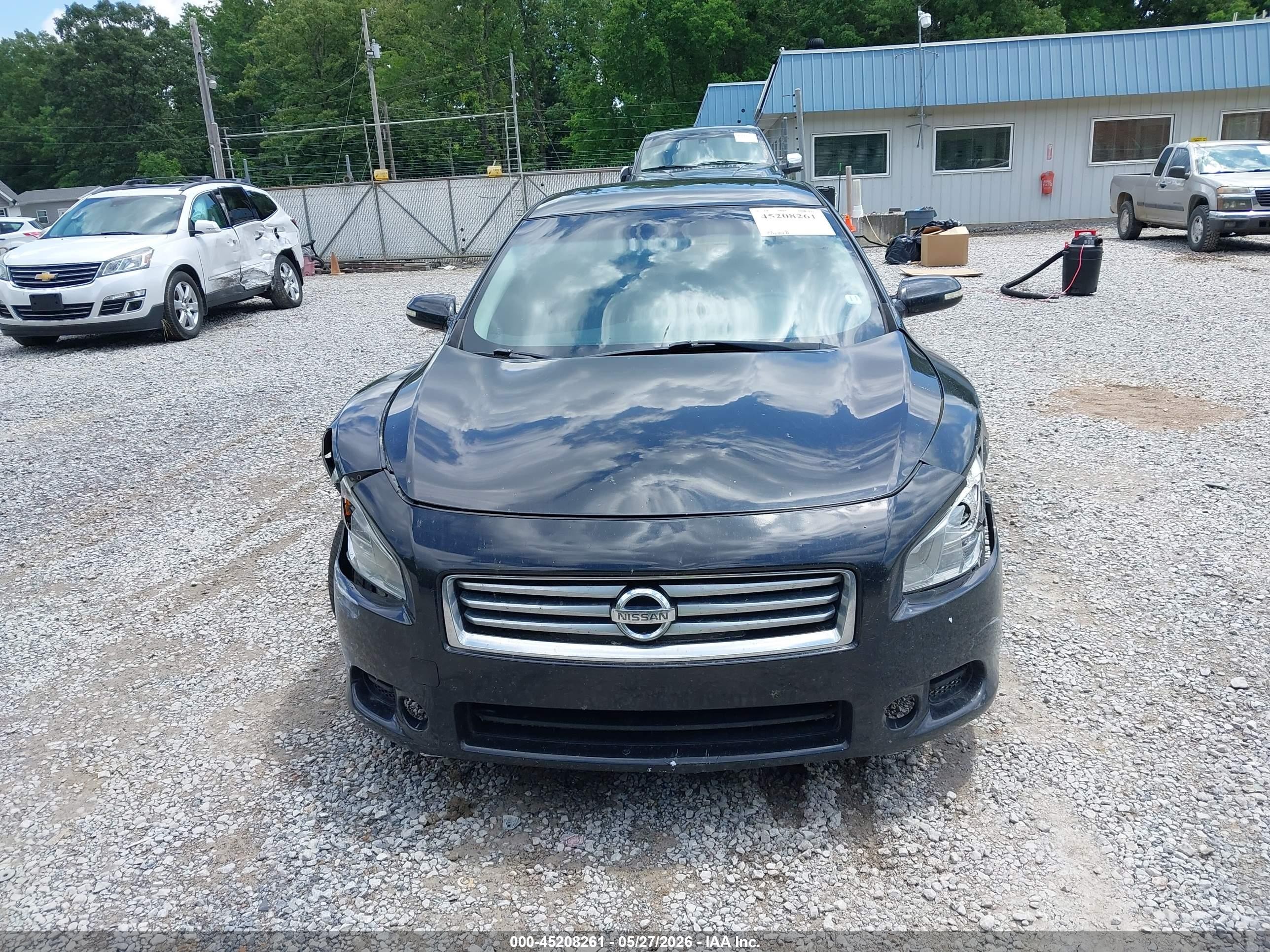 2012 Nissan Maxima 3.5 S Black vin: 1N4AA5AP1CC861819
