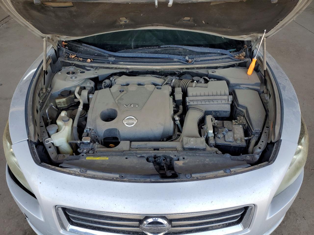 2012 Nissan Maxima 3.5 S Silver vin: 1N4AA5AP1CC867572