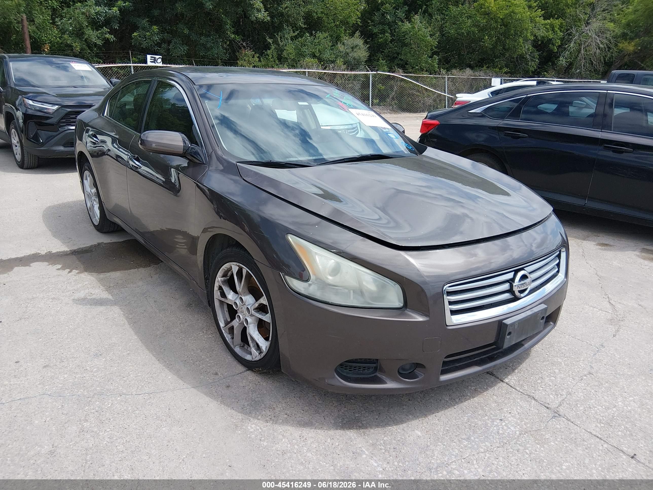 2012 Nissan Maxima 3.5 S Brown vin: 1N4AA5AP1CC868740