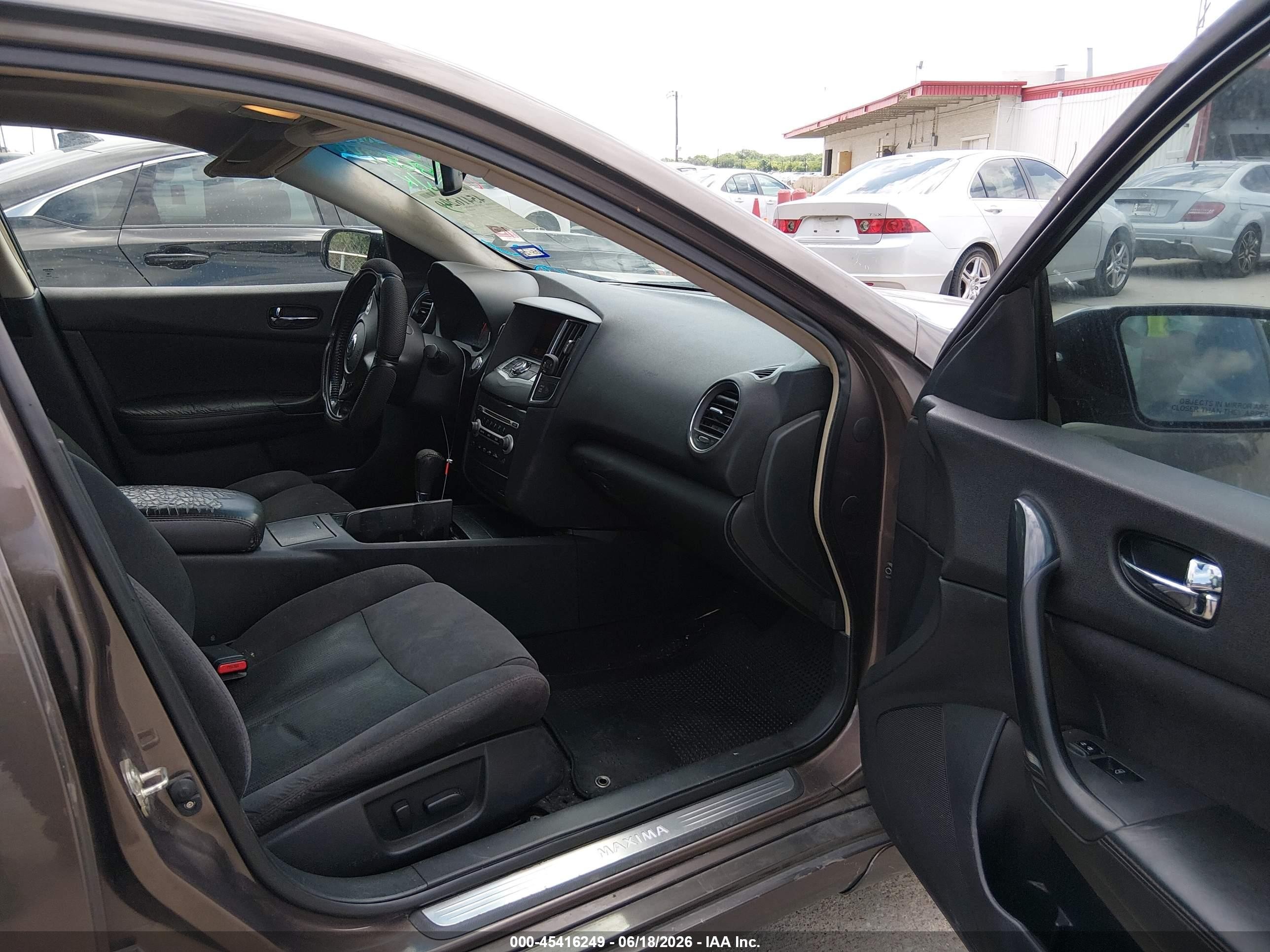 2012 Nissan Maxima 3.5 S Brown vin: 1N4AA5AP1CC868740