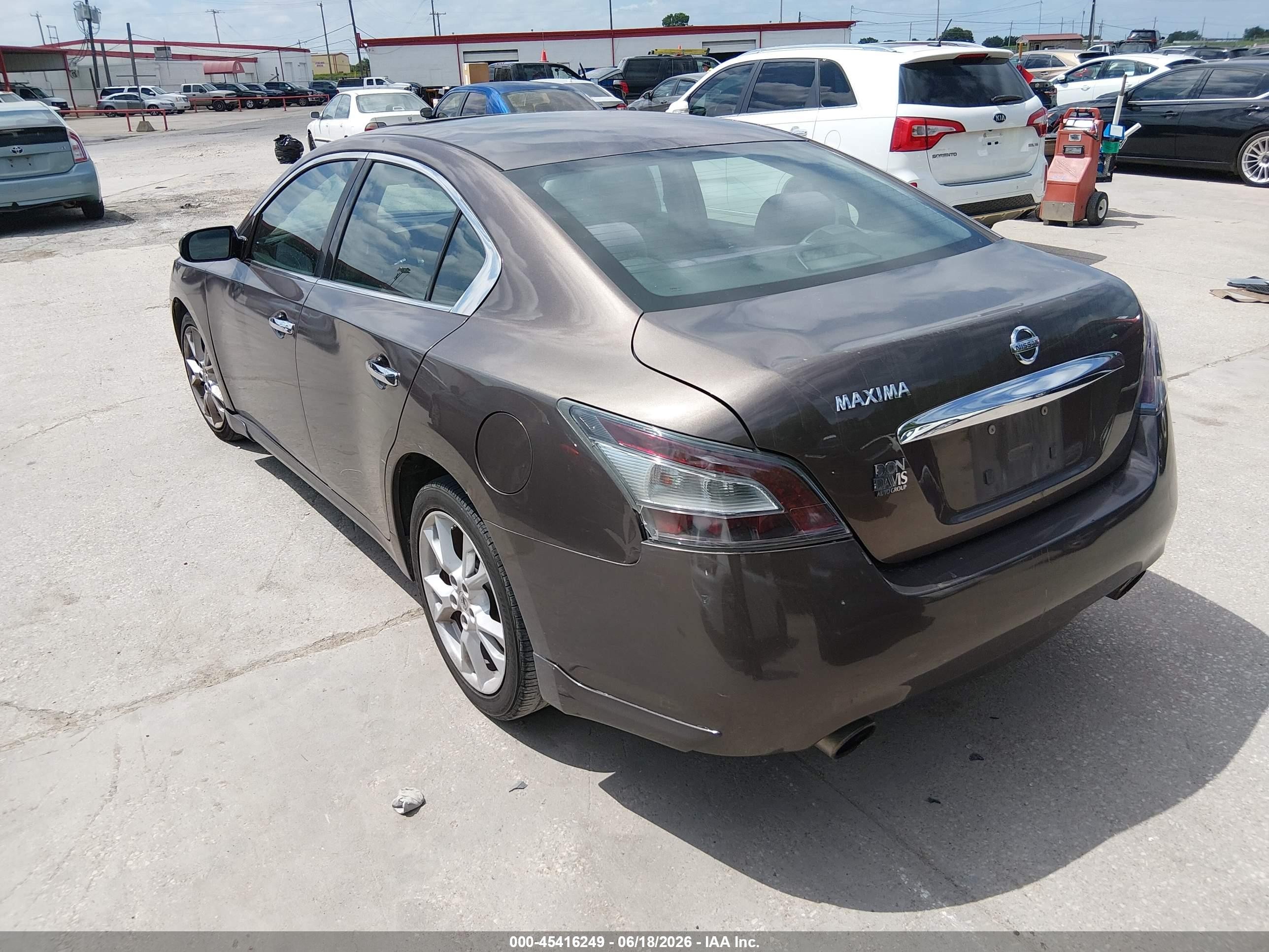 2012 Nissan Maxima 3.5 S Brown vin: 1N4AA5AP1CC868740