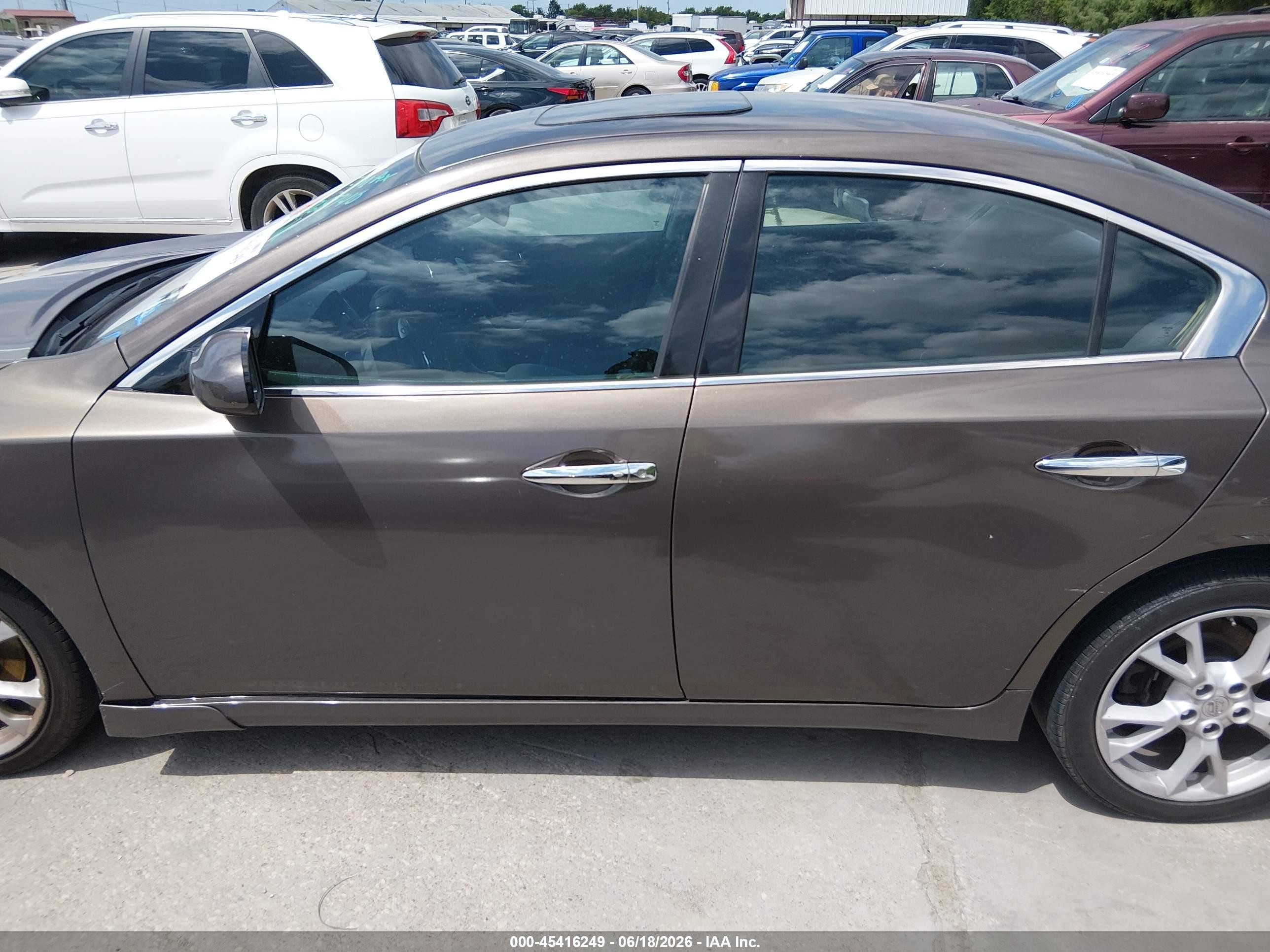 2012 Nissan Maxima 3.5 S Brown vin: 1N4AA5AP1CC868740