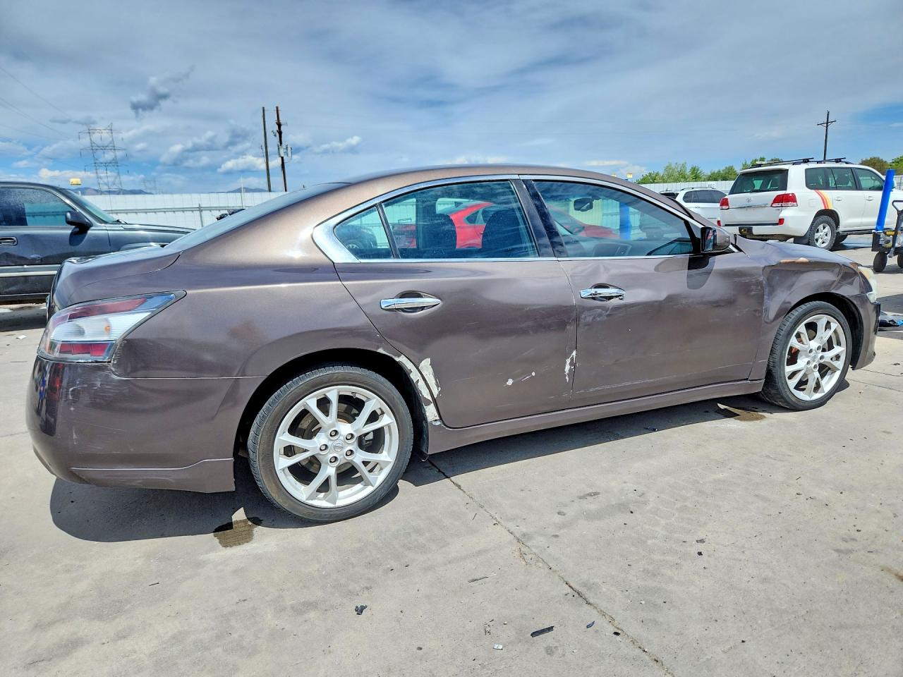 2013 Nissan Maxima 3.5 S Brown vin: 1N4AA5AP1DC803095