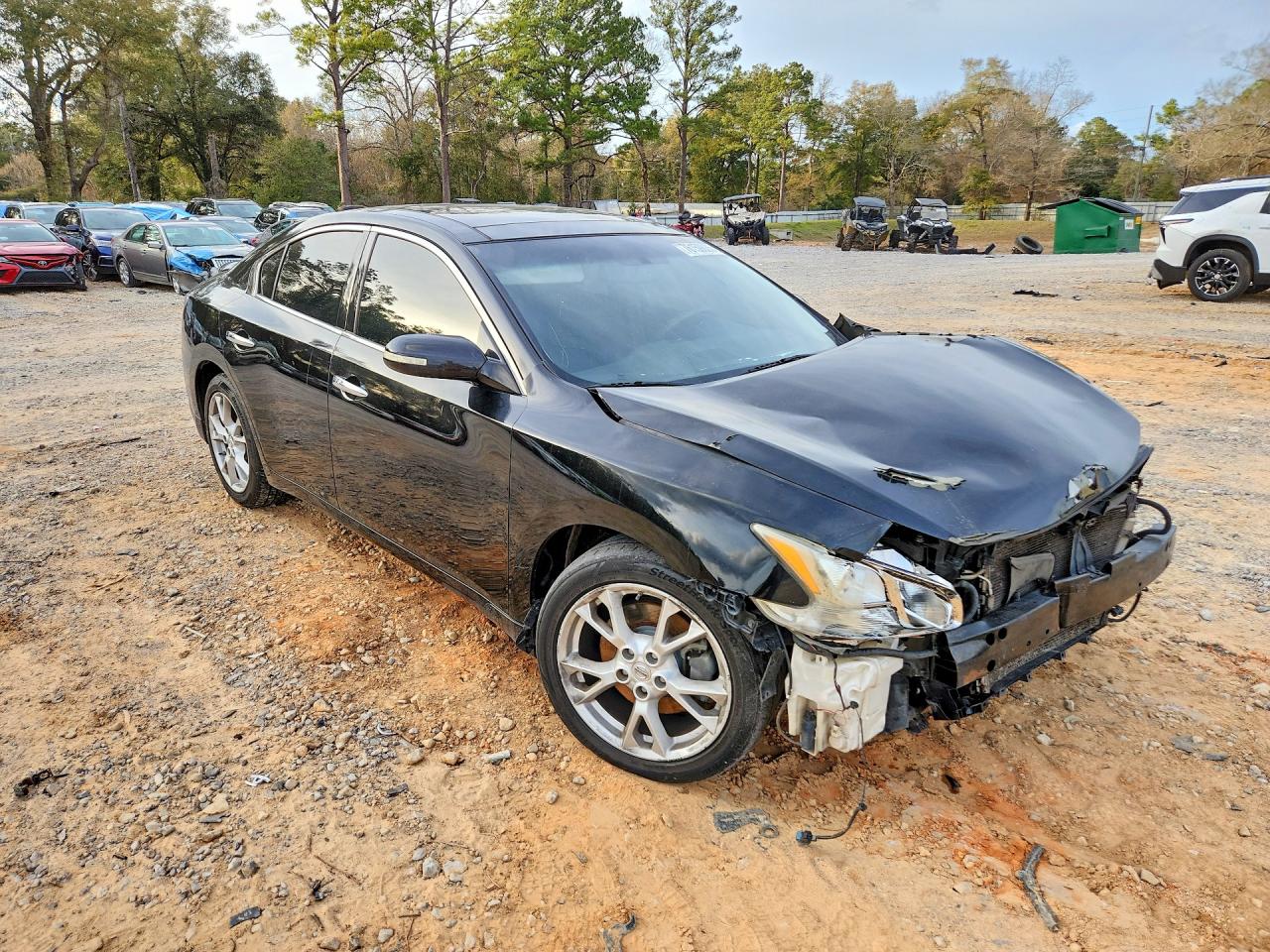 2013 Nissan Maxima S Black vin: 1N4AA5AP1DC809589