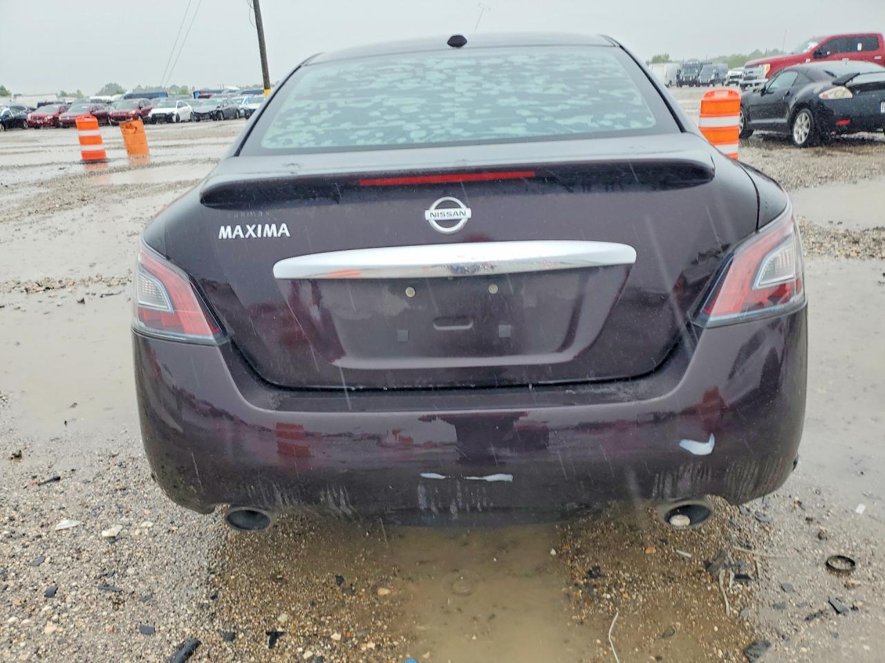 2013 Nissan Maxima 3.5 S Burgundy vin: 1N4AA5AP1DC810452