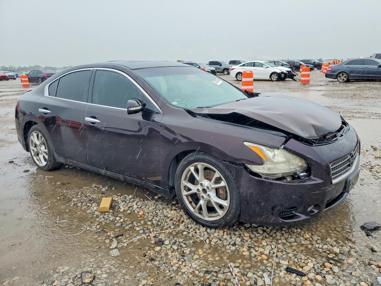 2013 Nissan Maxima 3.5 S Burgundy vin: 1N4AA5AP1DC810452