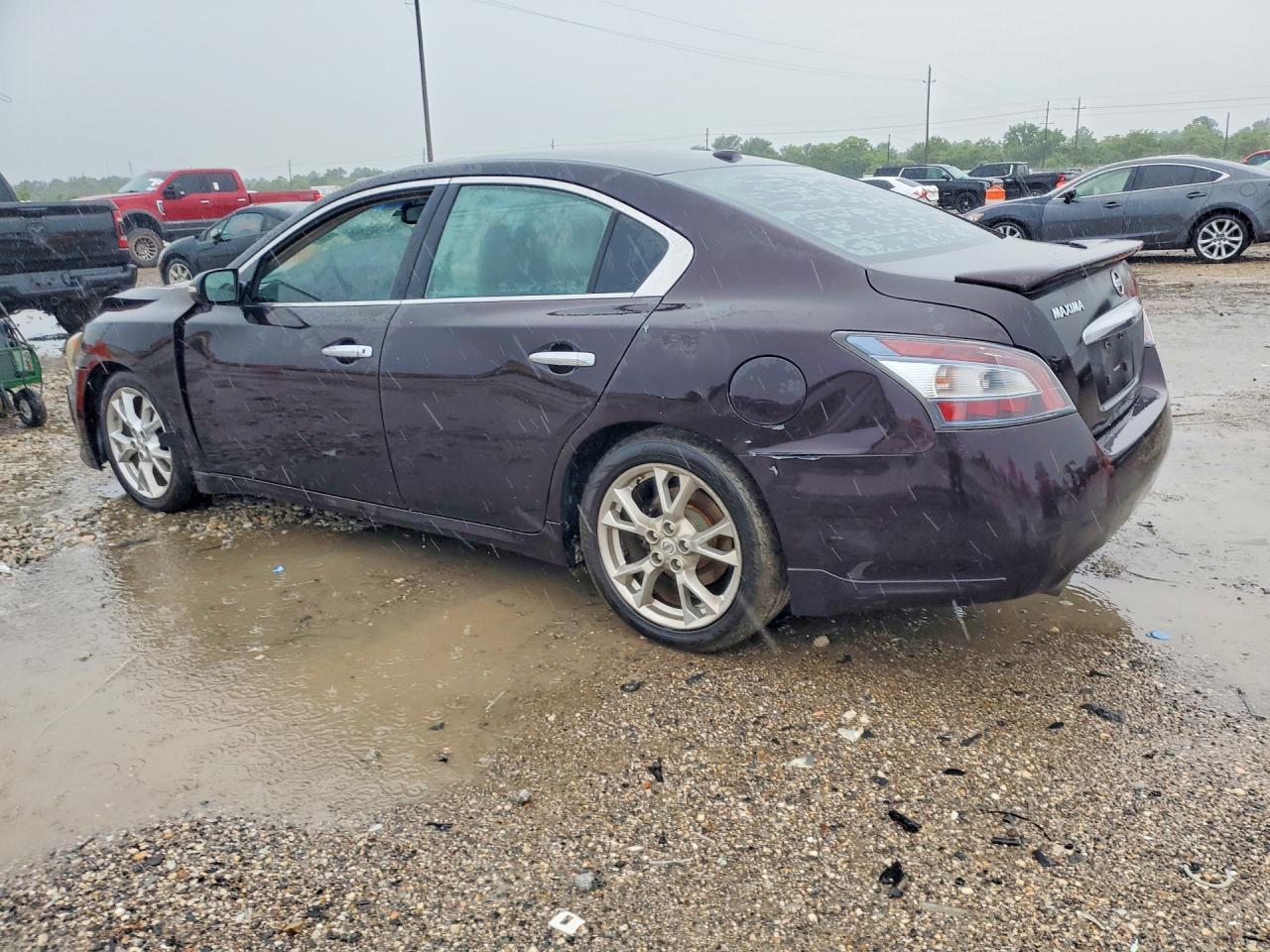 2013 Nissan Maxima 3.5 S Burgundy vin: 1N4AA5AP1DC810452