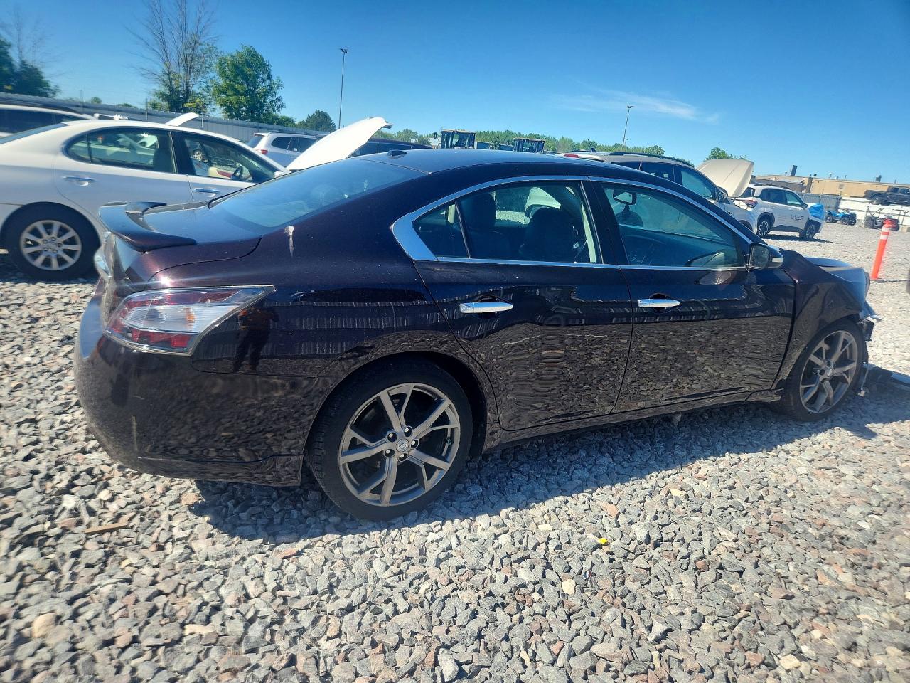 2013 Nissan Maxima 3.5 S Burgundy vin: 1N4AA5AP1DC816865