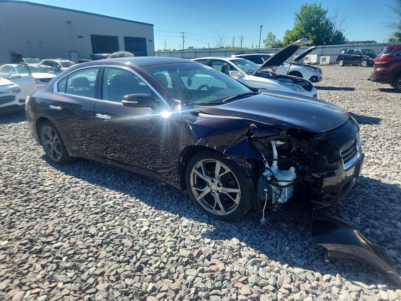 2013 Nissan Maxima 3.5 S Burgundy vin: 1N4AA5AP1DC816865