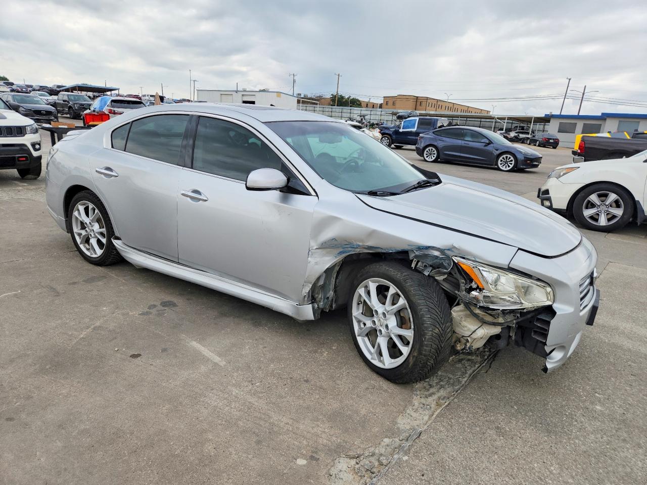 2013 Nissan Maxima 3.5 S Серебряный vin: 1N4AA5AP1DC821533