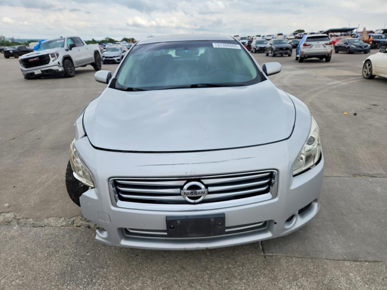 2013 Nissan Maxima 3.5 S Серебряный vin: 1N4AA5AP1DC821533