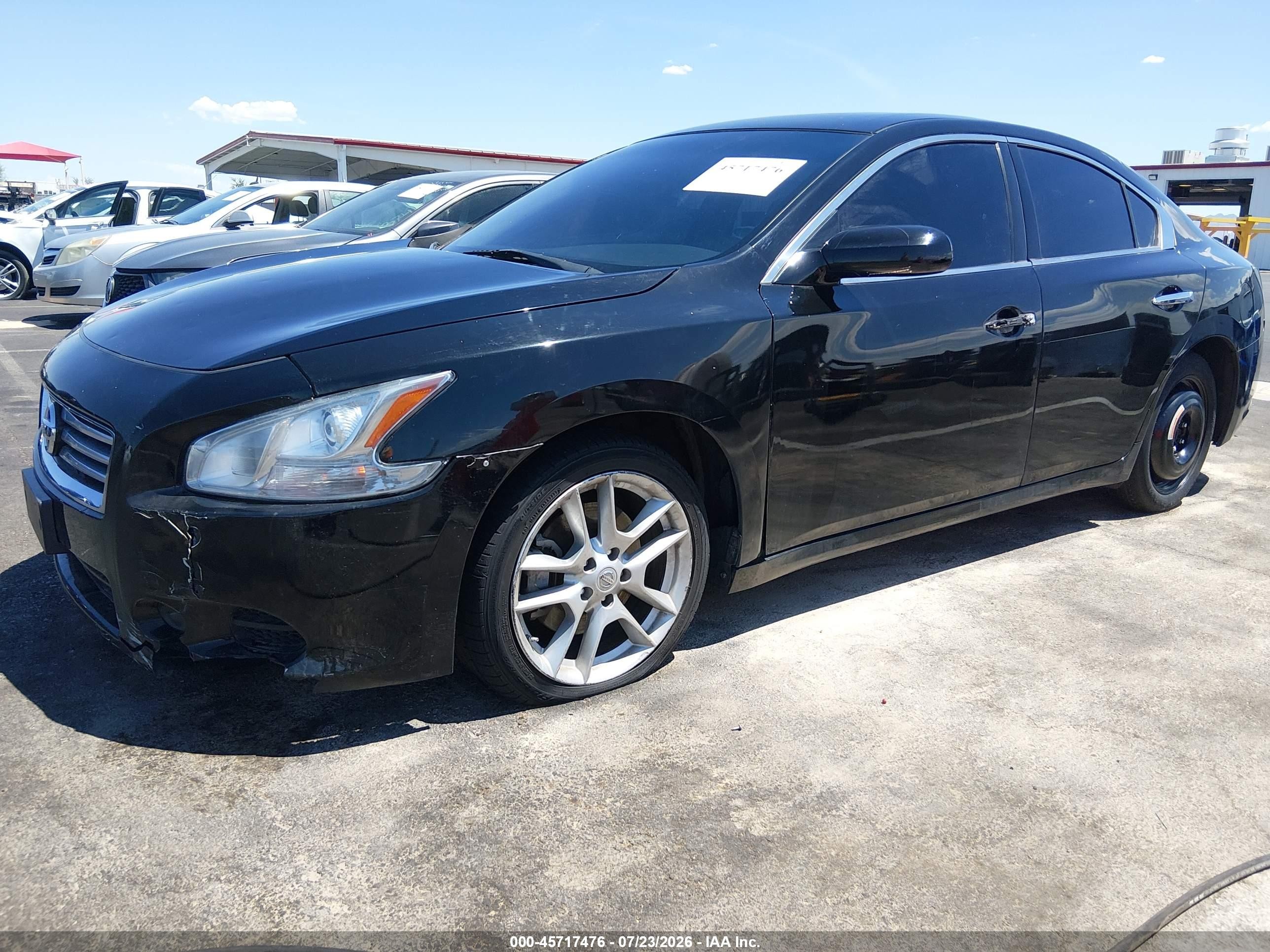 2013 Nissan Maxima 3.5 S Black vin: 1N4AA5AP1DC823198