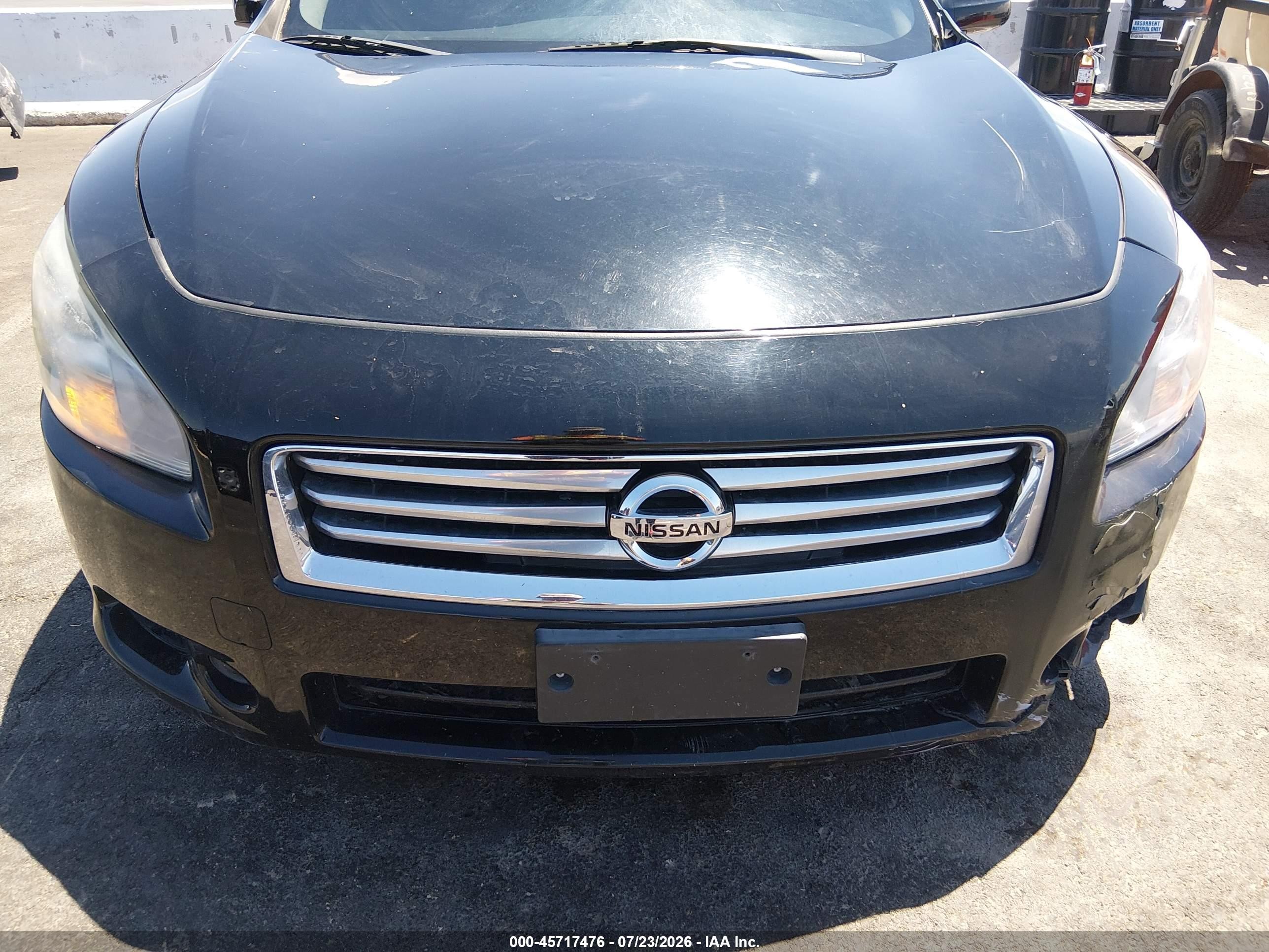 2013 Nissan Maxima 3.5 S Black vin: 1N4AA5AP1DC823198