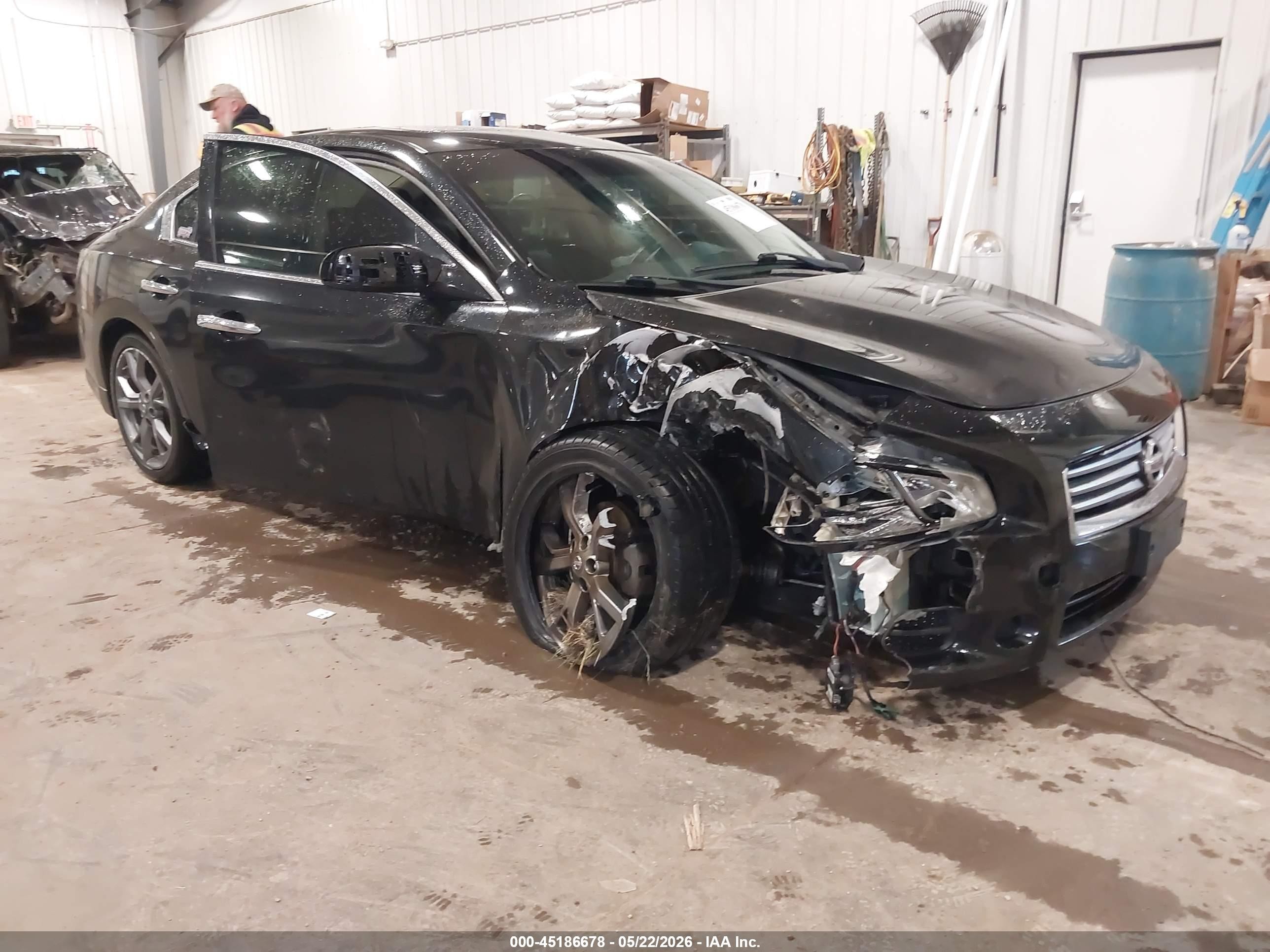 2013 Nissan Maxima 3.5 Sv Black vin: 1N4AA5AP1DC824349