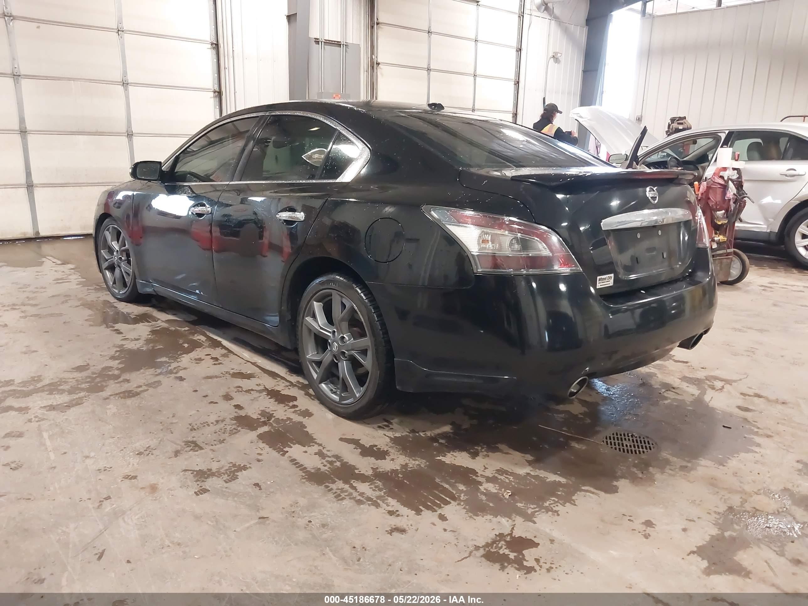 2013 Nissan Maxima 3.5 Sv Black vin: 1N4AA5AP1DC824349