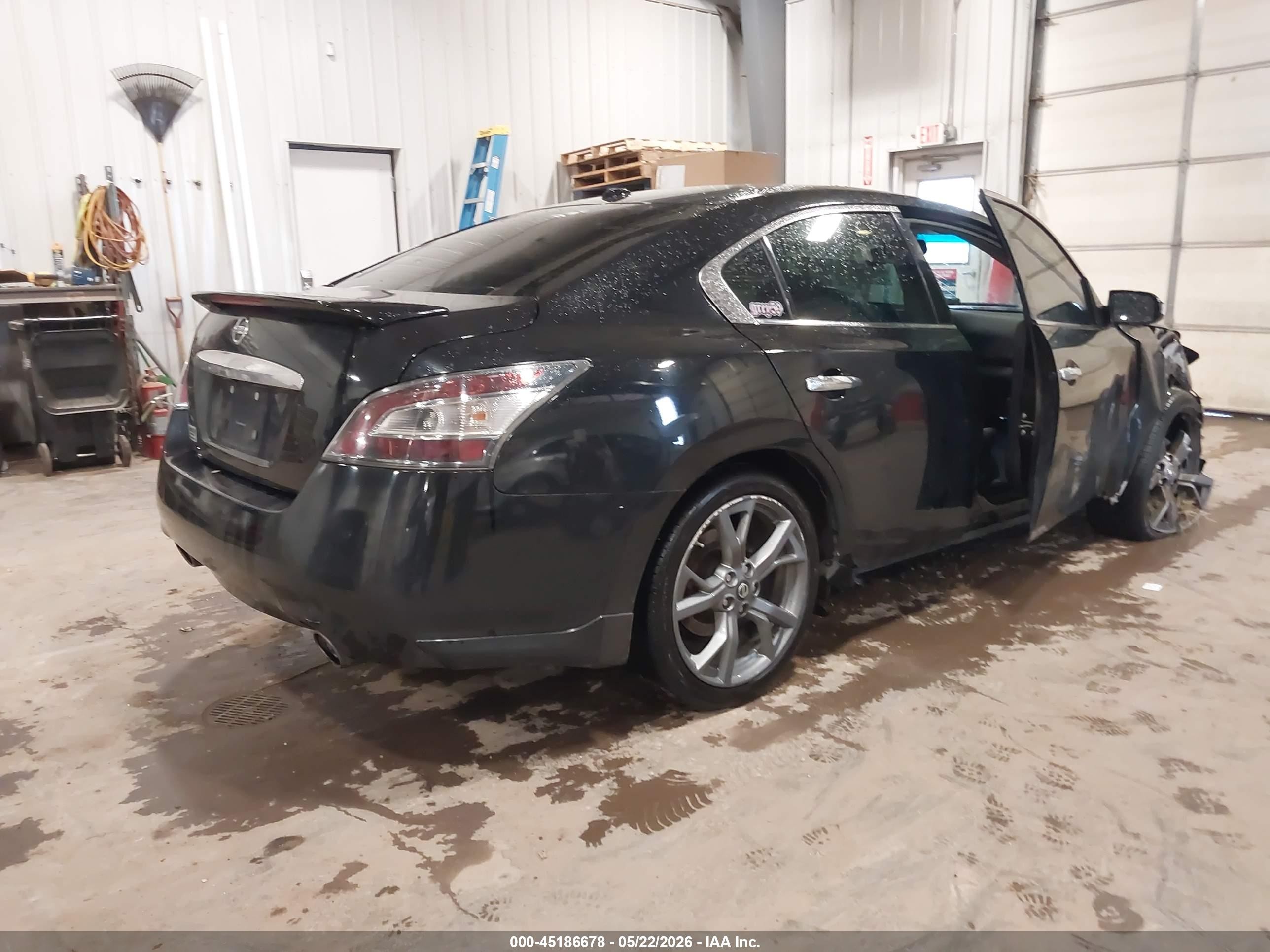 2013 Nissan Maxima 3.5 Sv Black vin: 1N4AA5AP1DC824349