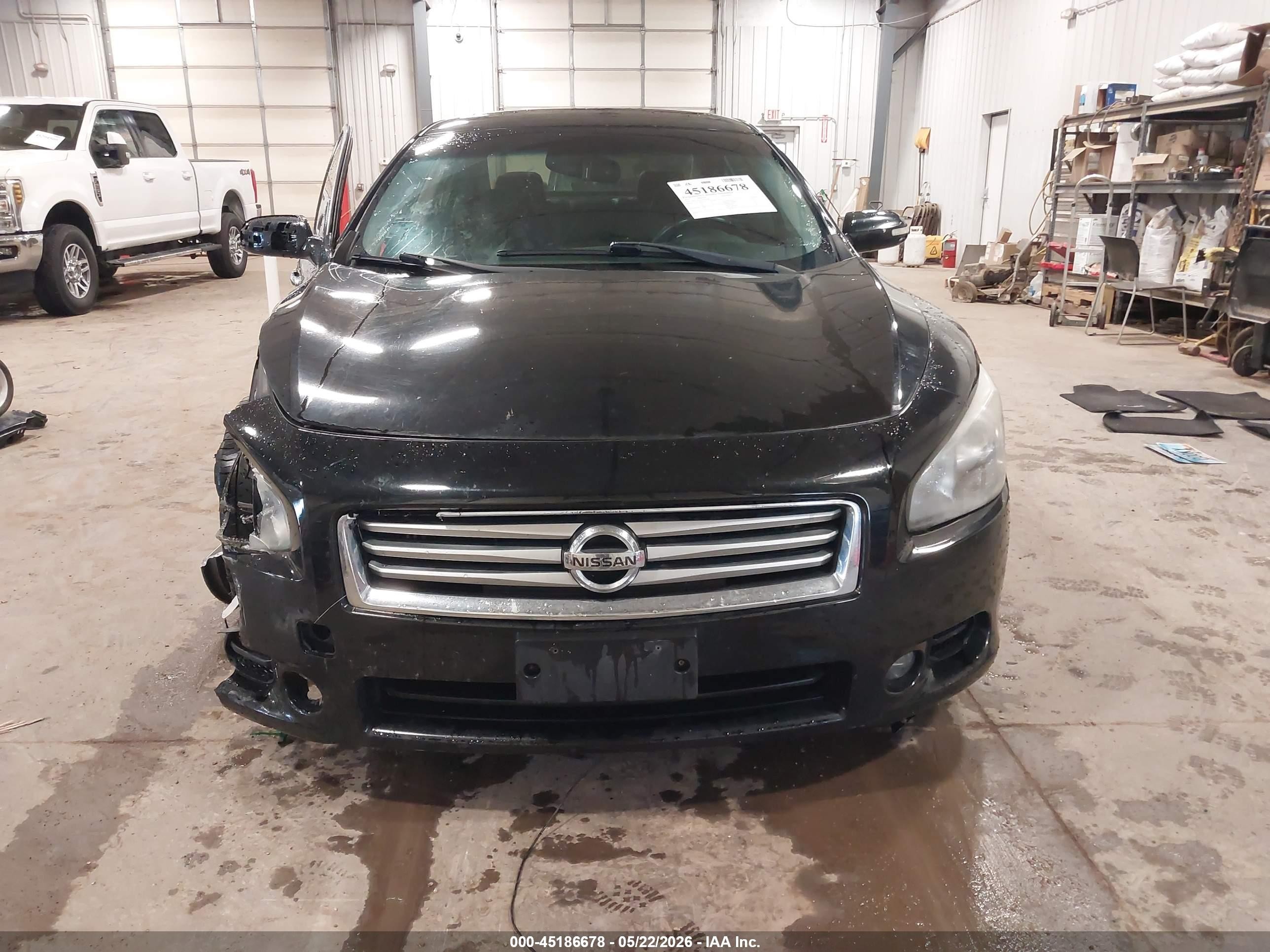 2013 Nissan Maxima 3.5 Sv Black vin: 1N4AA5AP1DC824349