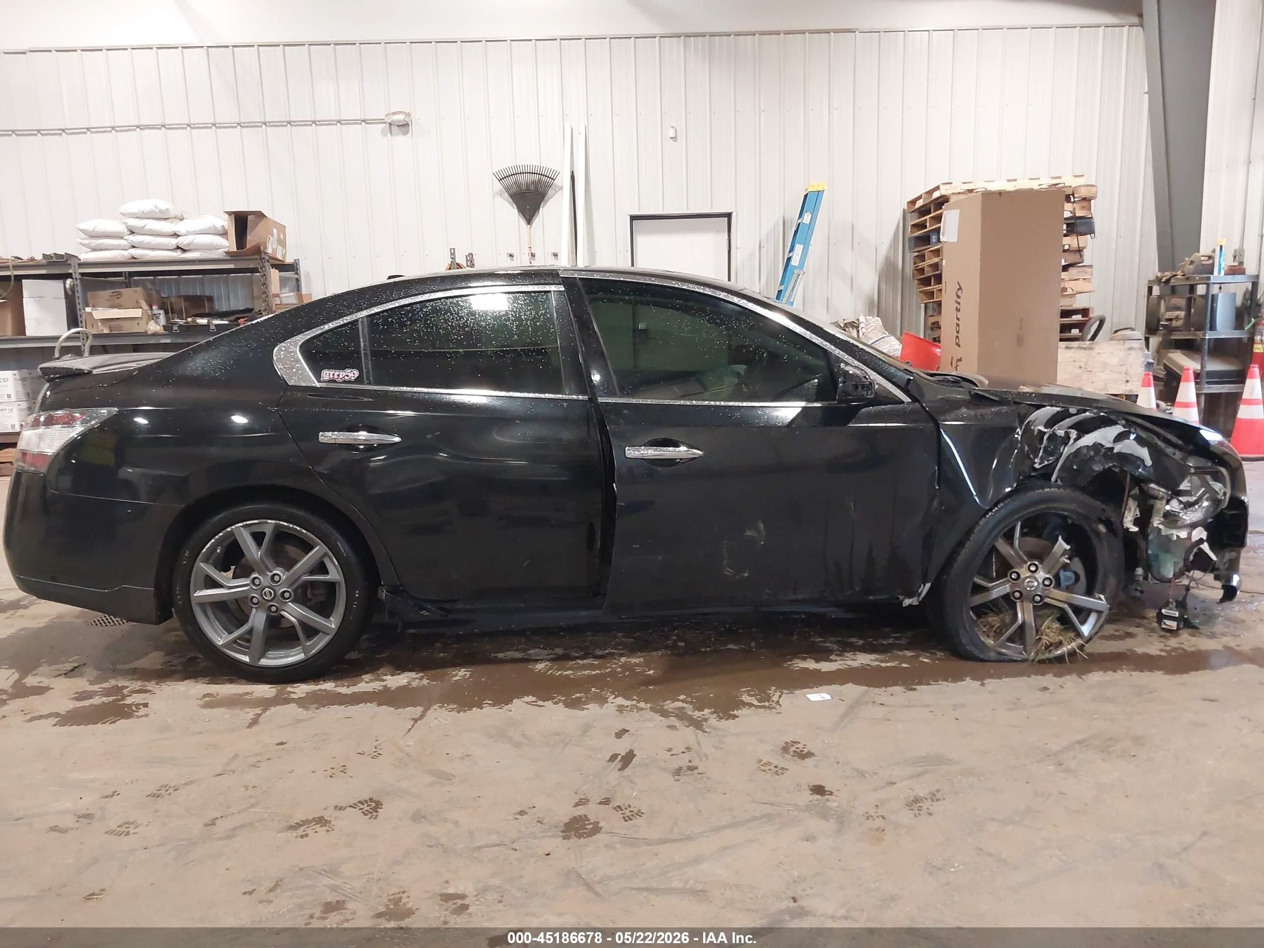 2013 Nissan Maxima 3.5 Sv Black vin: 1N4AA5AP1DC824349