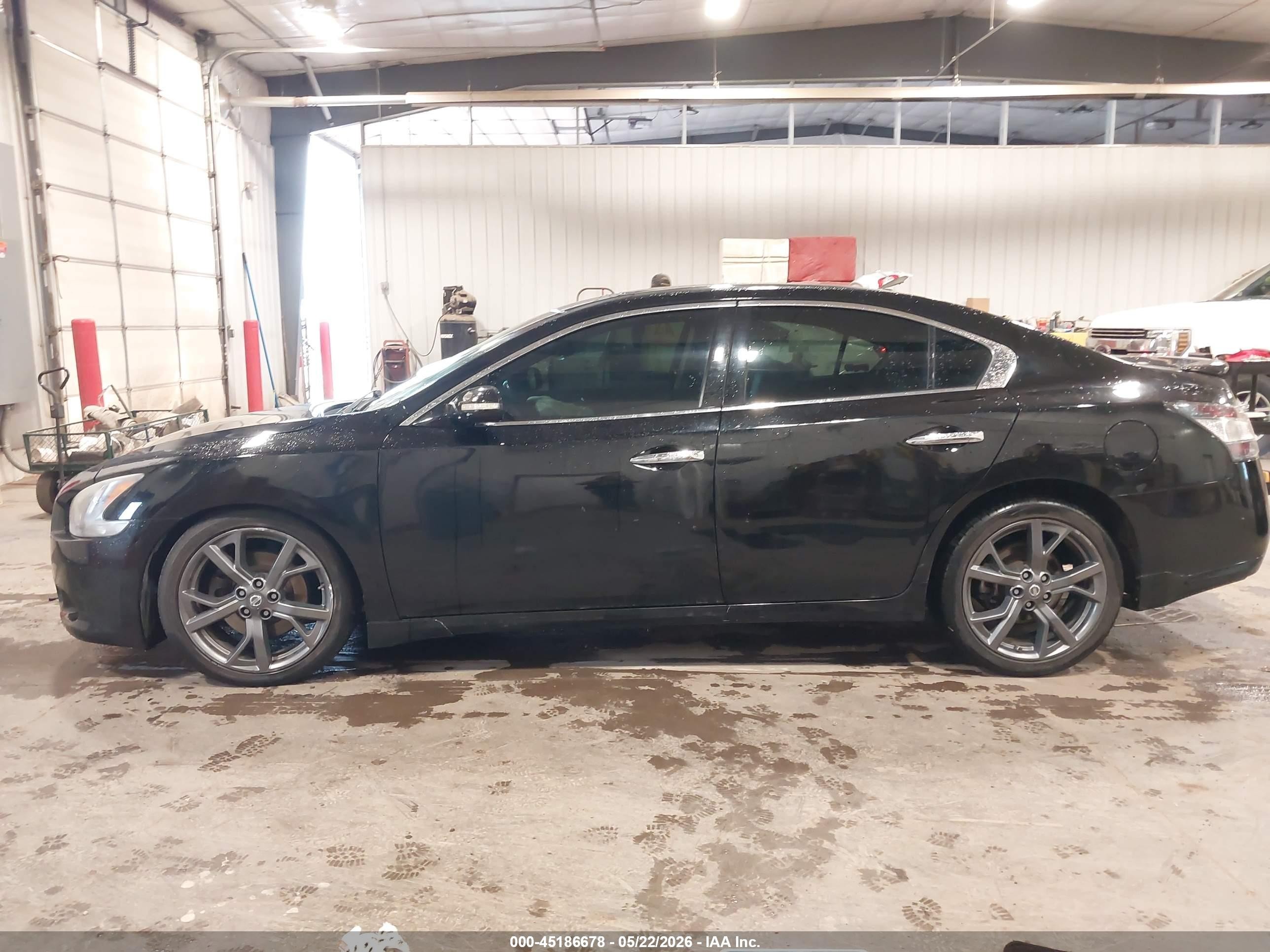 2013 Nissan Maxima 3.5 Sv Black vin: 1N4AA5AP1DC824349