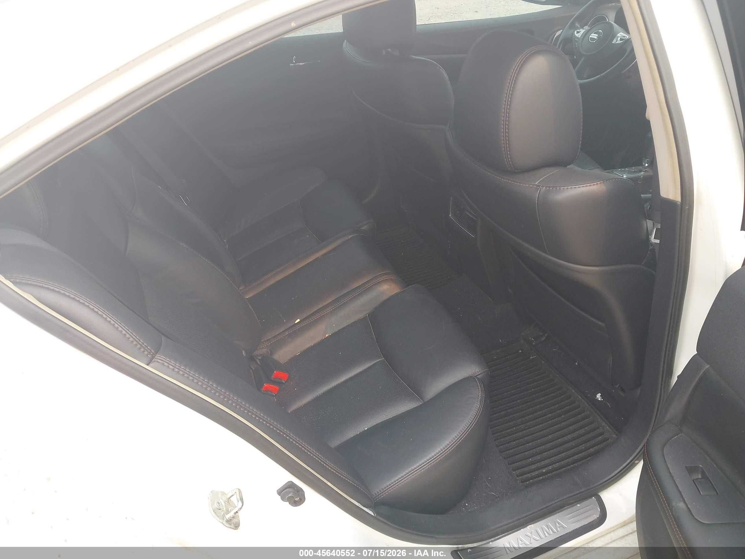 2013 Nissan Maxima 3.5 Sv White vin: 1N4AA5AP1DC840745