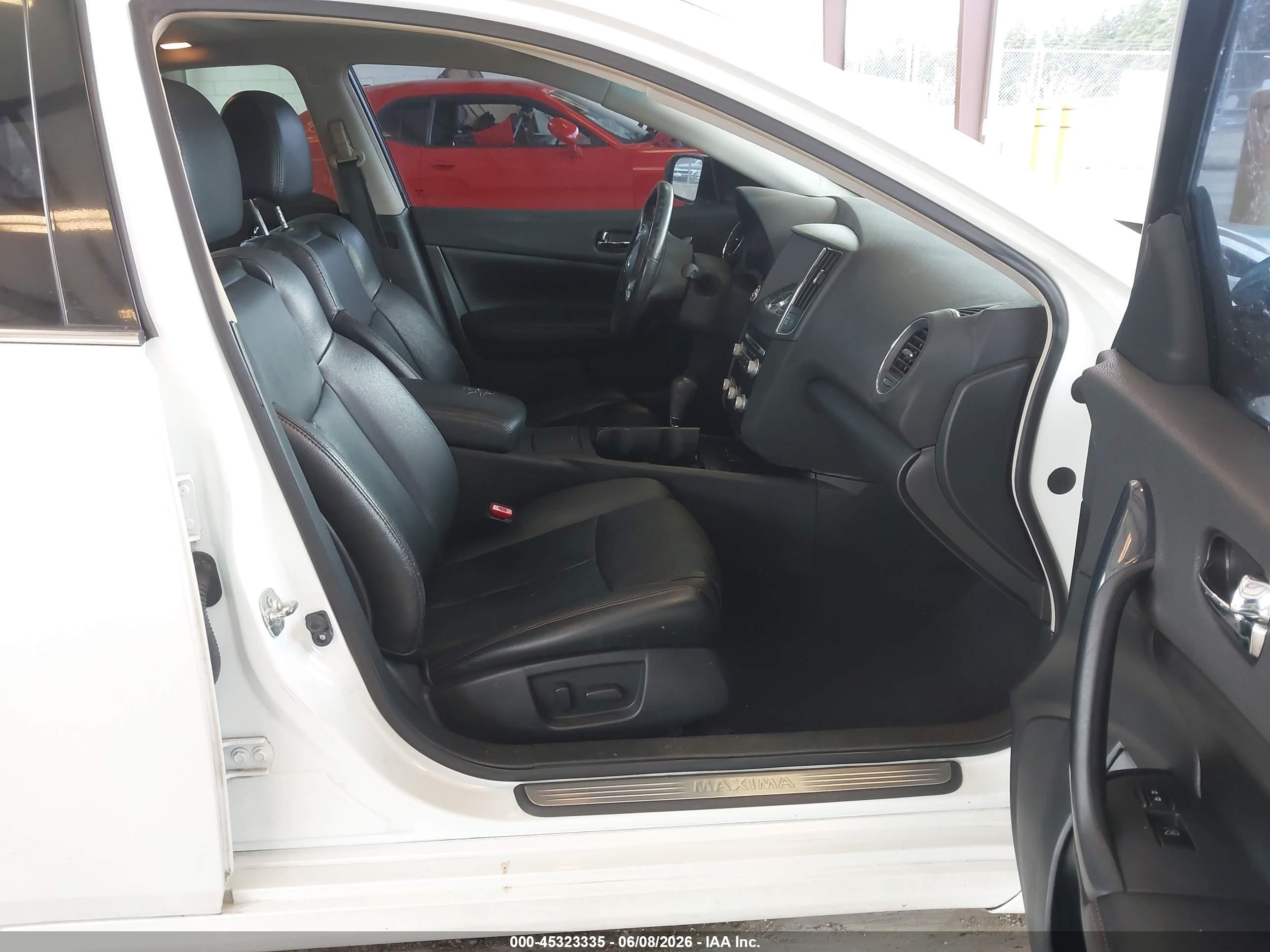 2013 Nissan Maxima 3.5 Sv White vin: 1N4AA5AP1DC843337