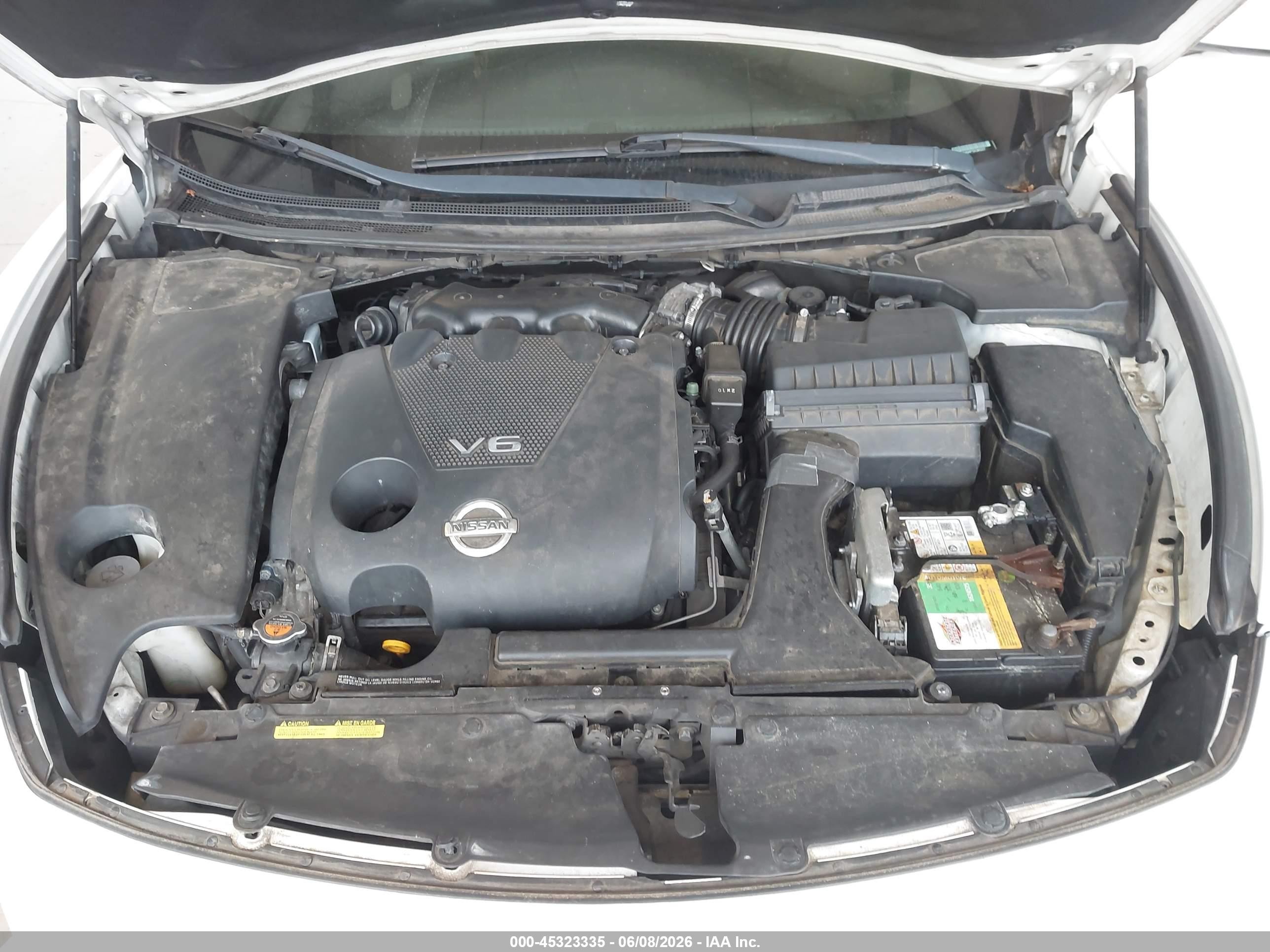 2013 Nissan Maxima 3.5 Sv White vin: 1N4AA5AP1DC843337