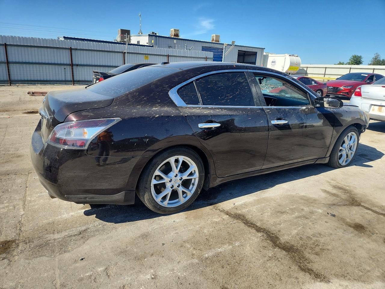 2014 Nissan Maxima 3.5 Sv Maroon vin: 1N4AA5AP1EC434109