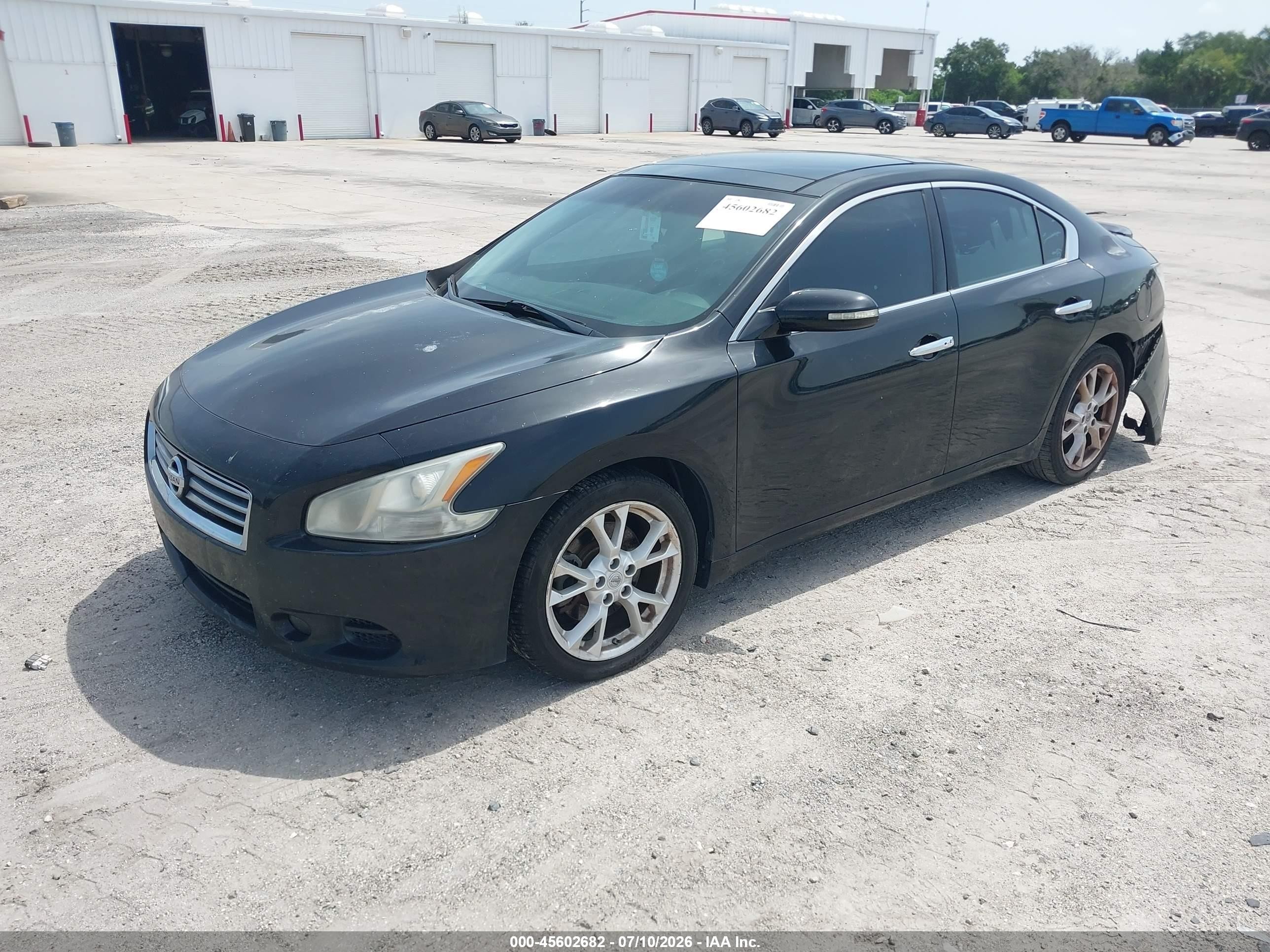 2014 Nissan Maxima 3.5 Sv Black vin: 1N4AA5AP1EC434157