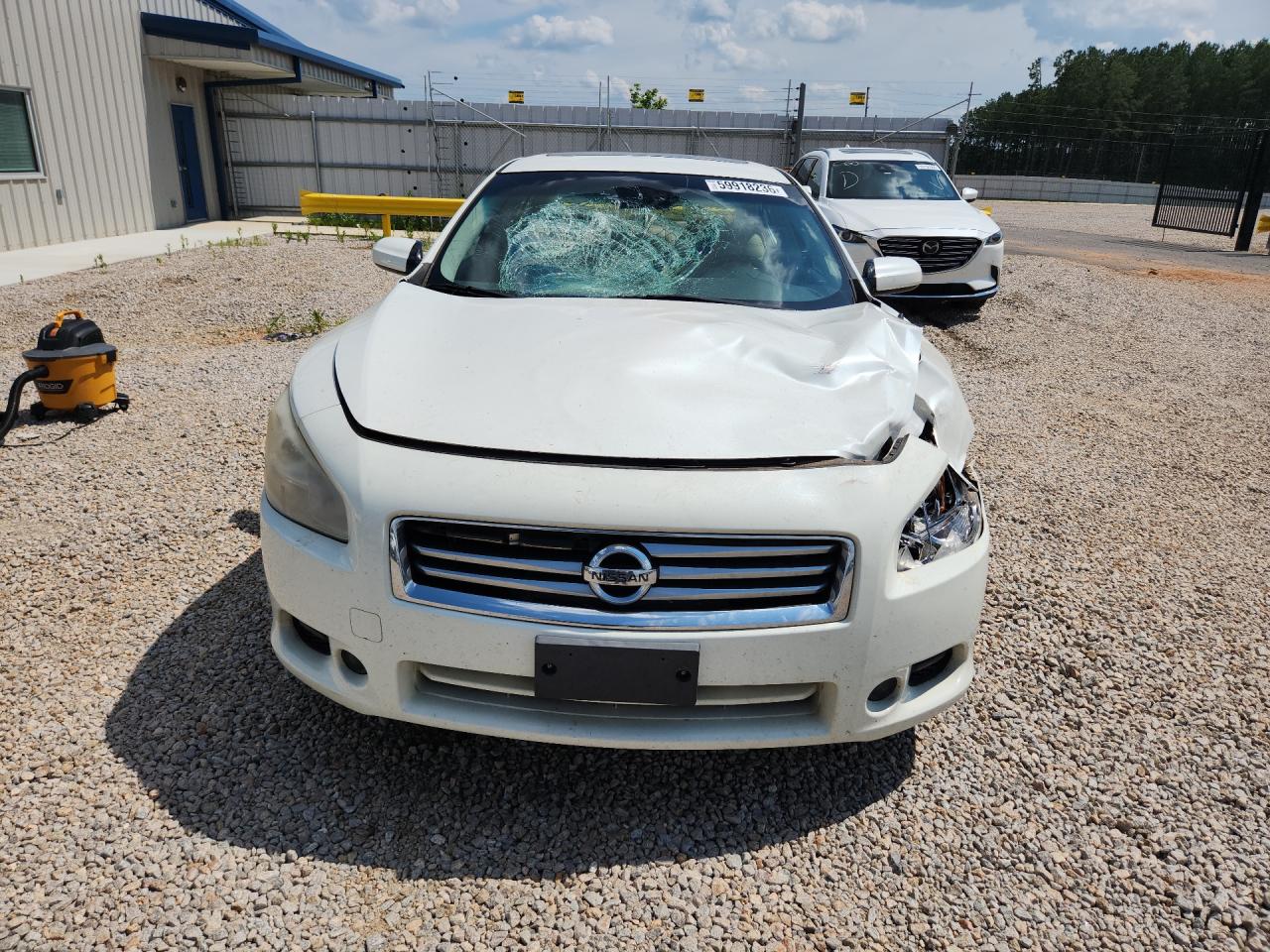 2014 Nissan Maxima 3.5 S White vin: 1N4AA5AP1EC434160