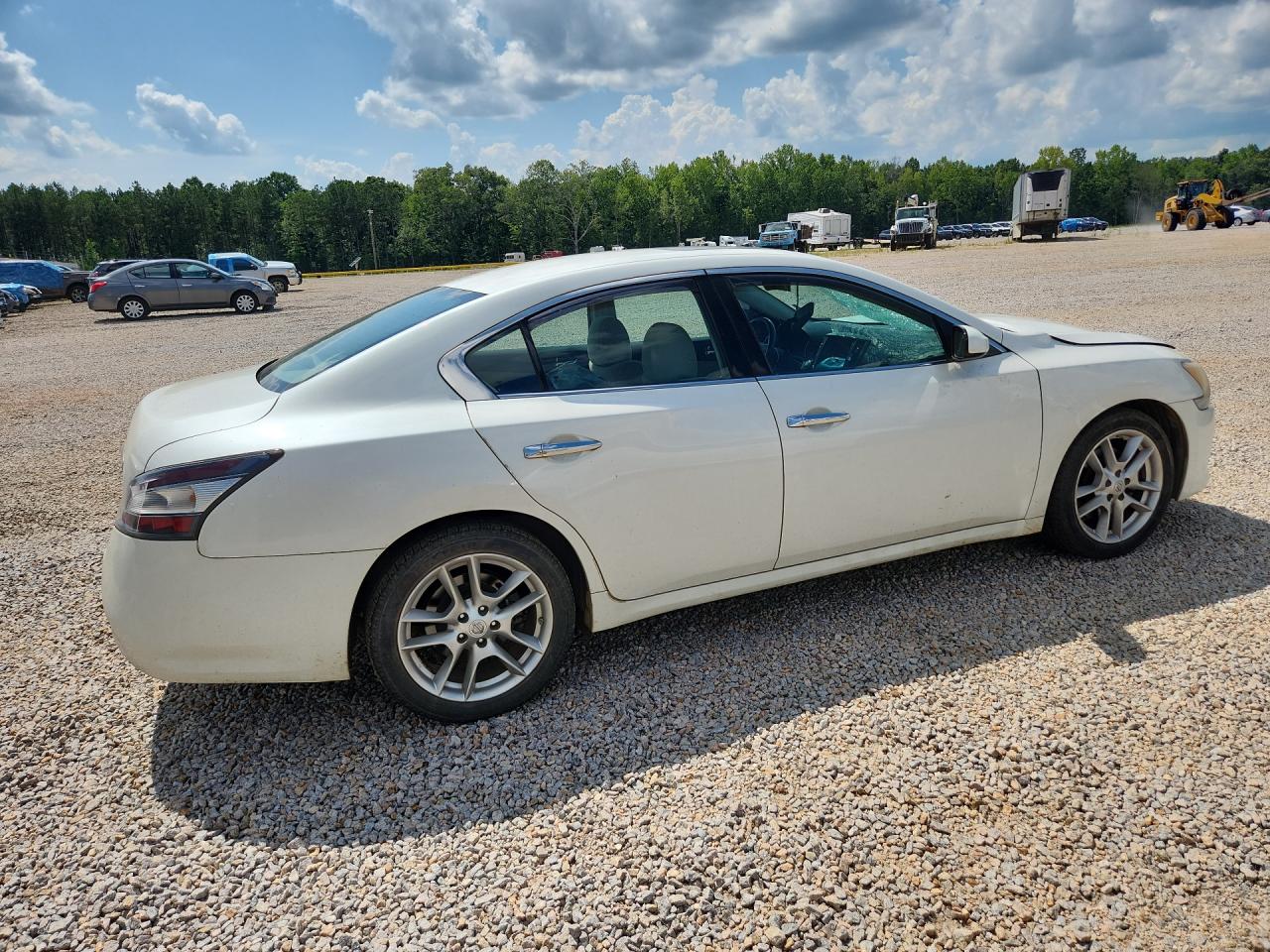 2014 Nissan Maxima 3.5 S White vin: 1N4AA5AP1EC434160