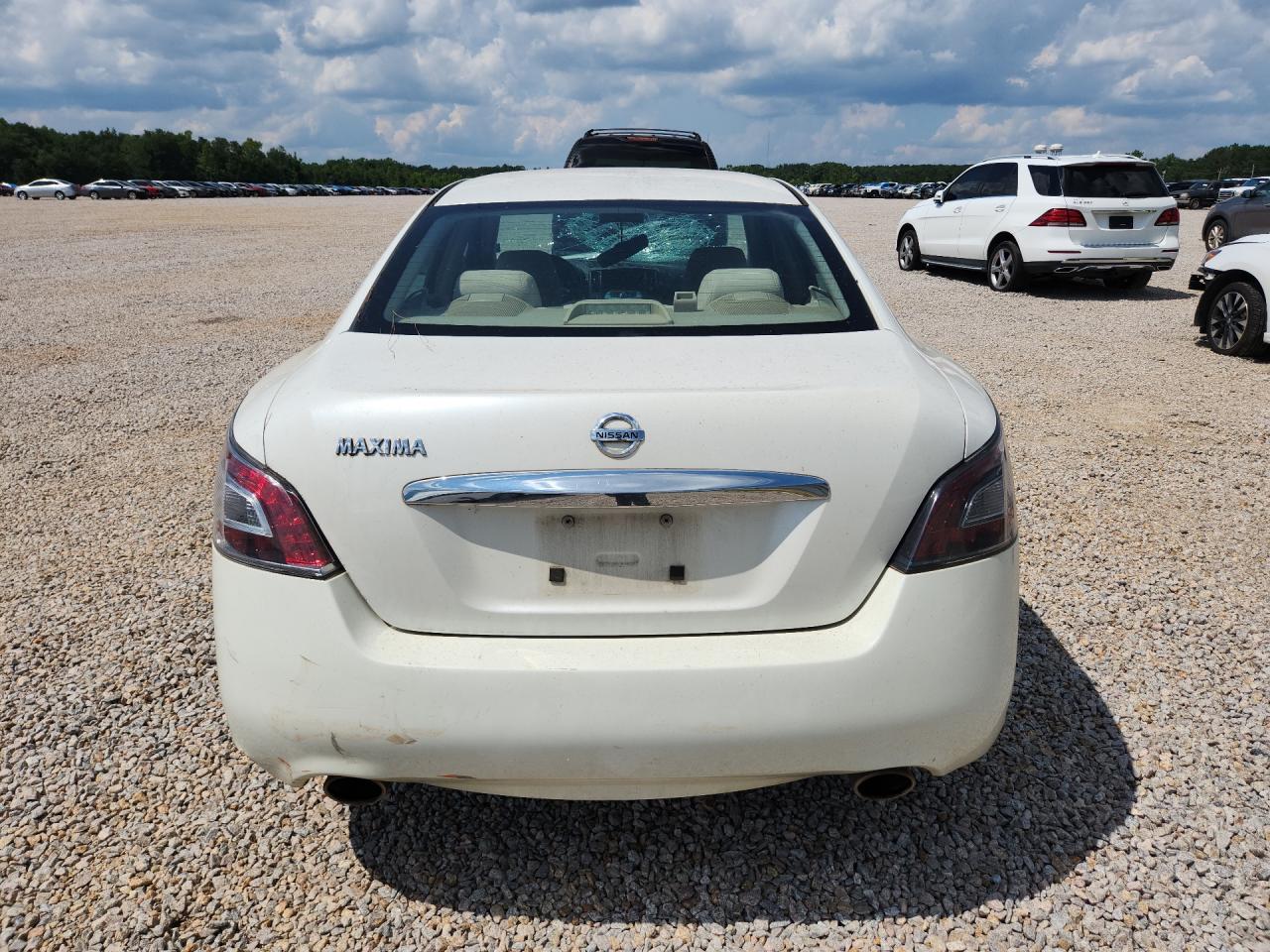 2014 Nissan Maxima 3.5 S White vin: 1N4AA5AP1EC434160