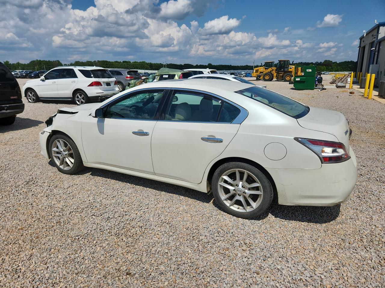 2014 Nissan Maxima 3.5 S White vin: 1N4AA5AP1EC434160