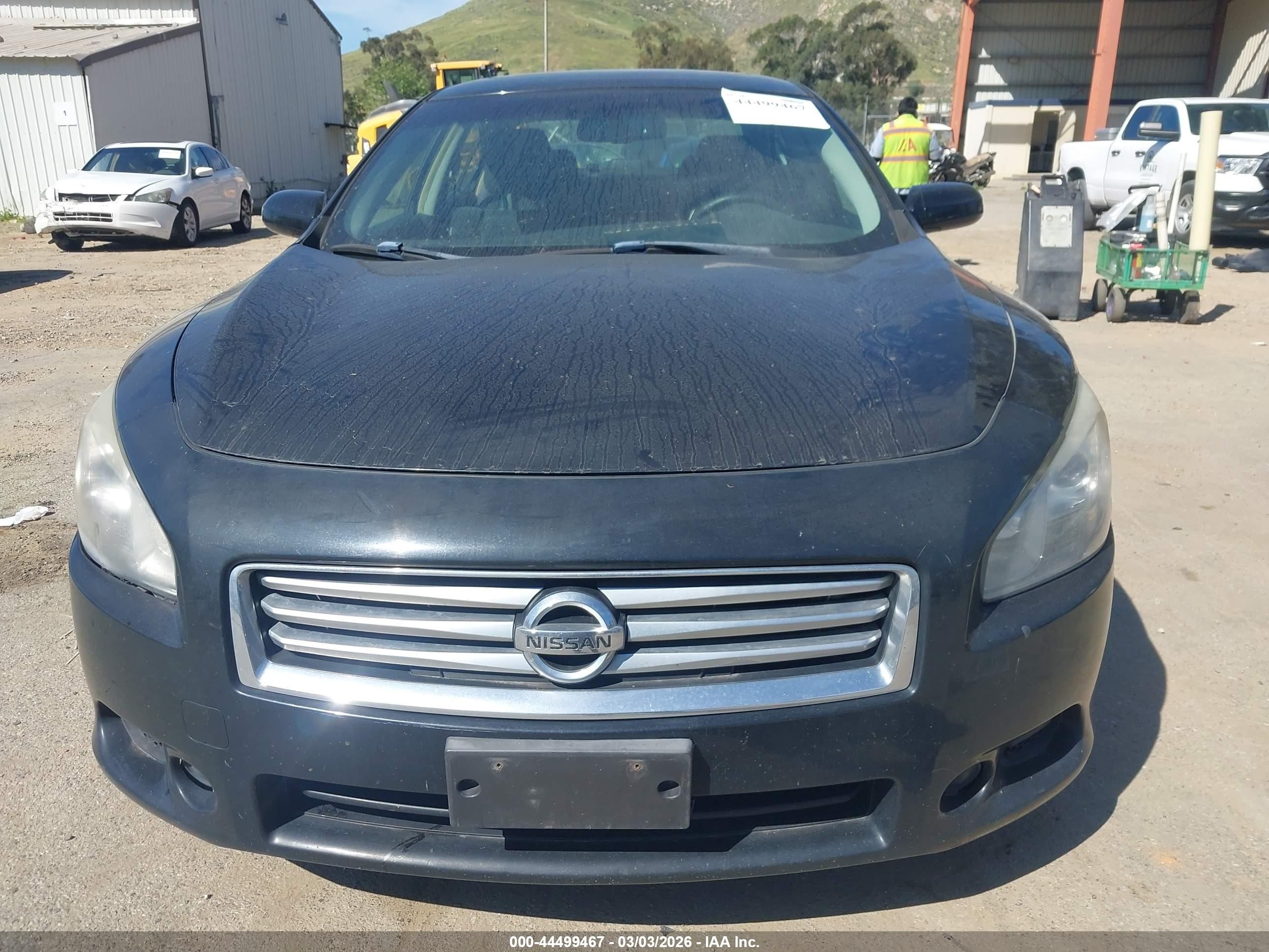 2014 Nissan Maxima 3.5 S Black vin: 1N4AA5AP1EC437415