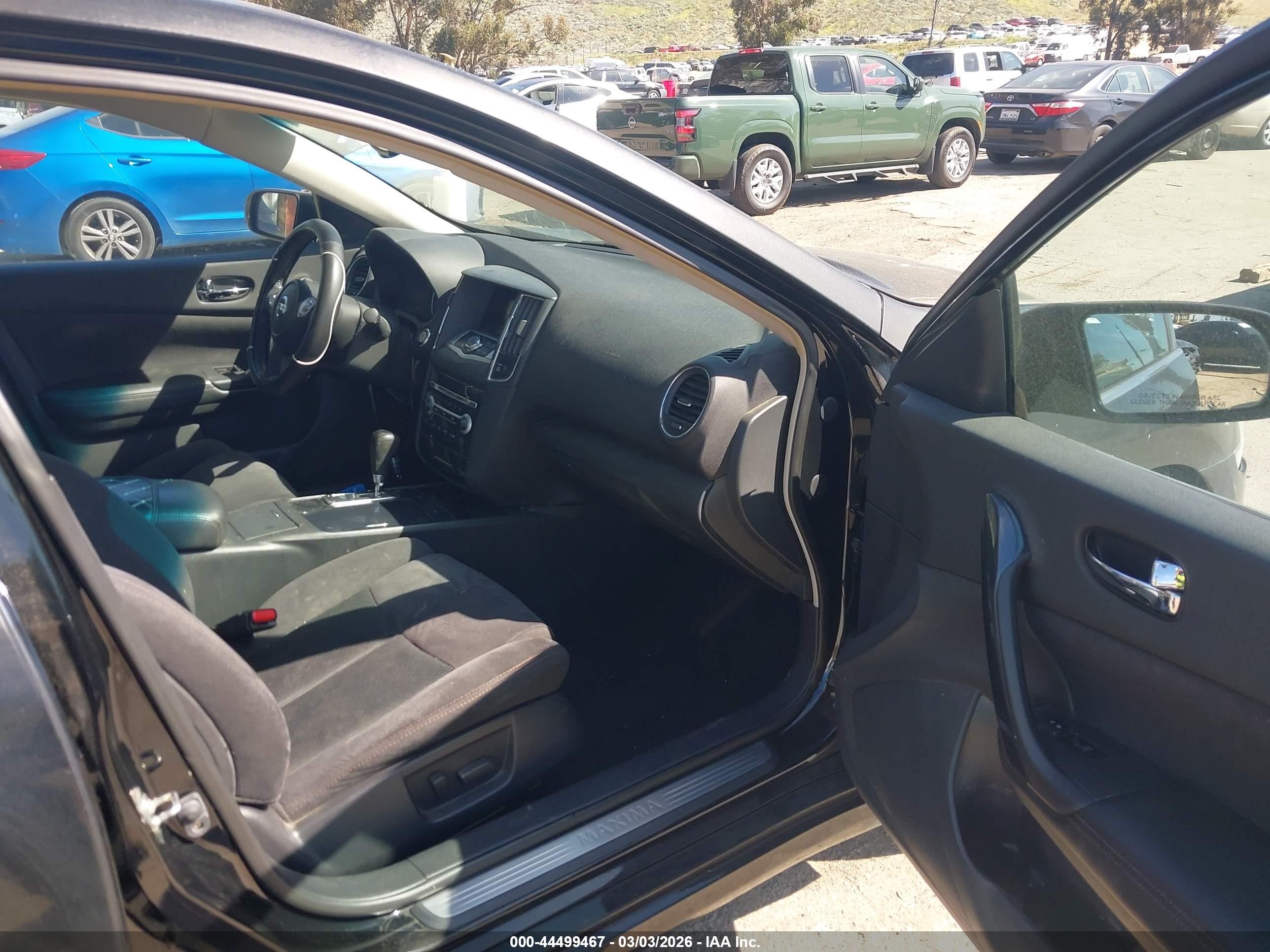 2014 Nissan Maxima 3.5 S Black vin: 1N4AA5AP1EC437415