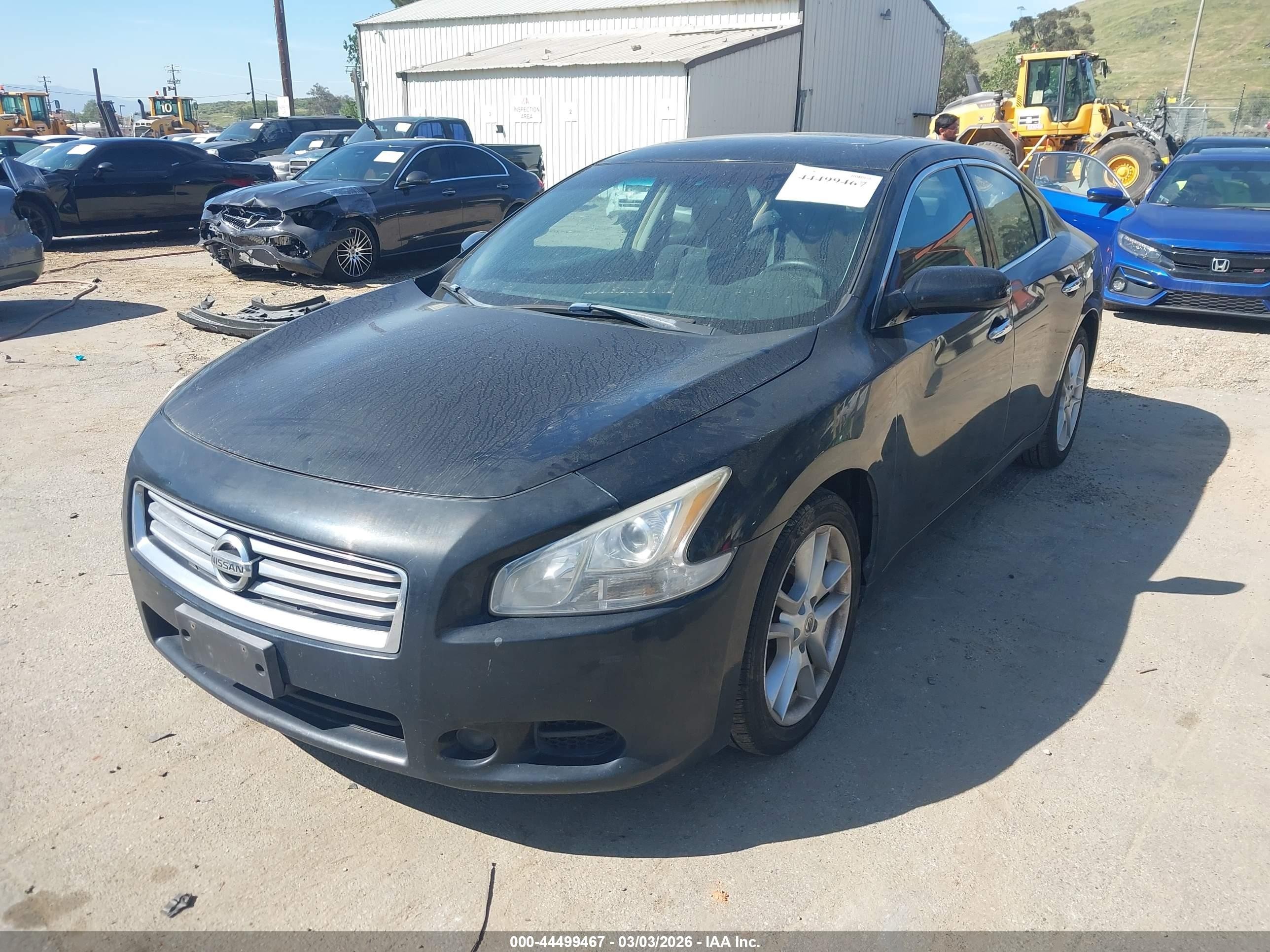 2014 Nissan Maxima 3.5 S Black vin: 1N4AA5AP1EC437415