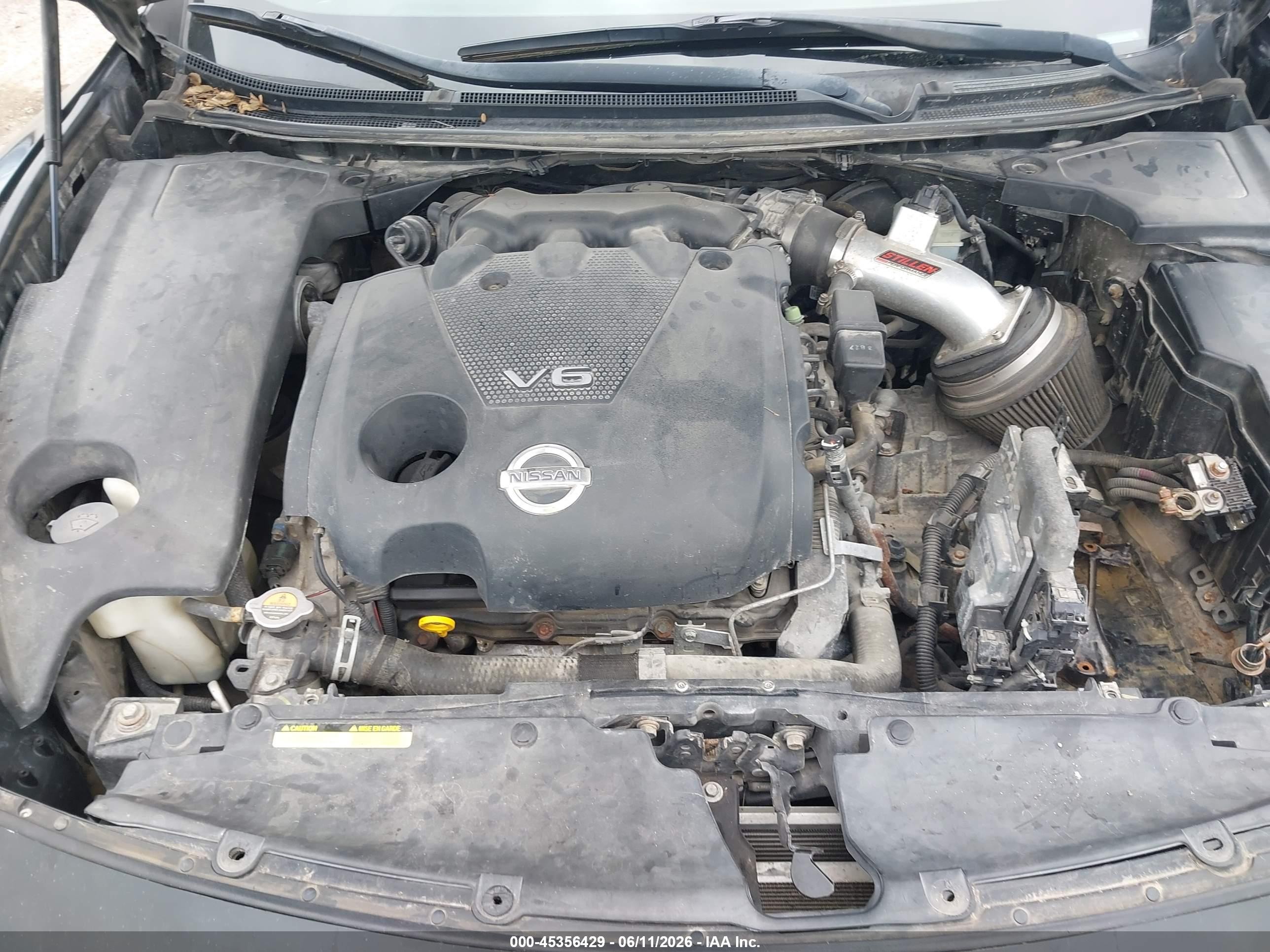 2014 Nissan Maxima 3.5 Sv Black vin: 1N4AA5AP1EC450455