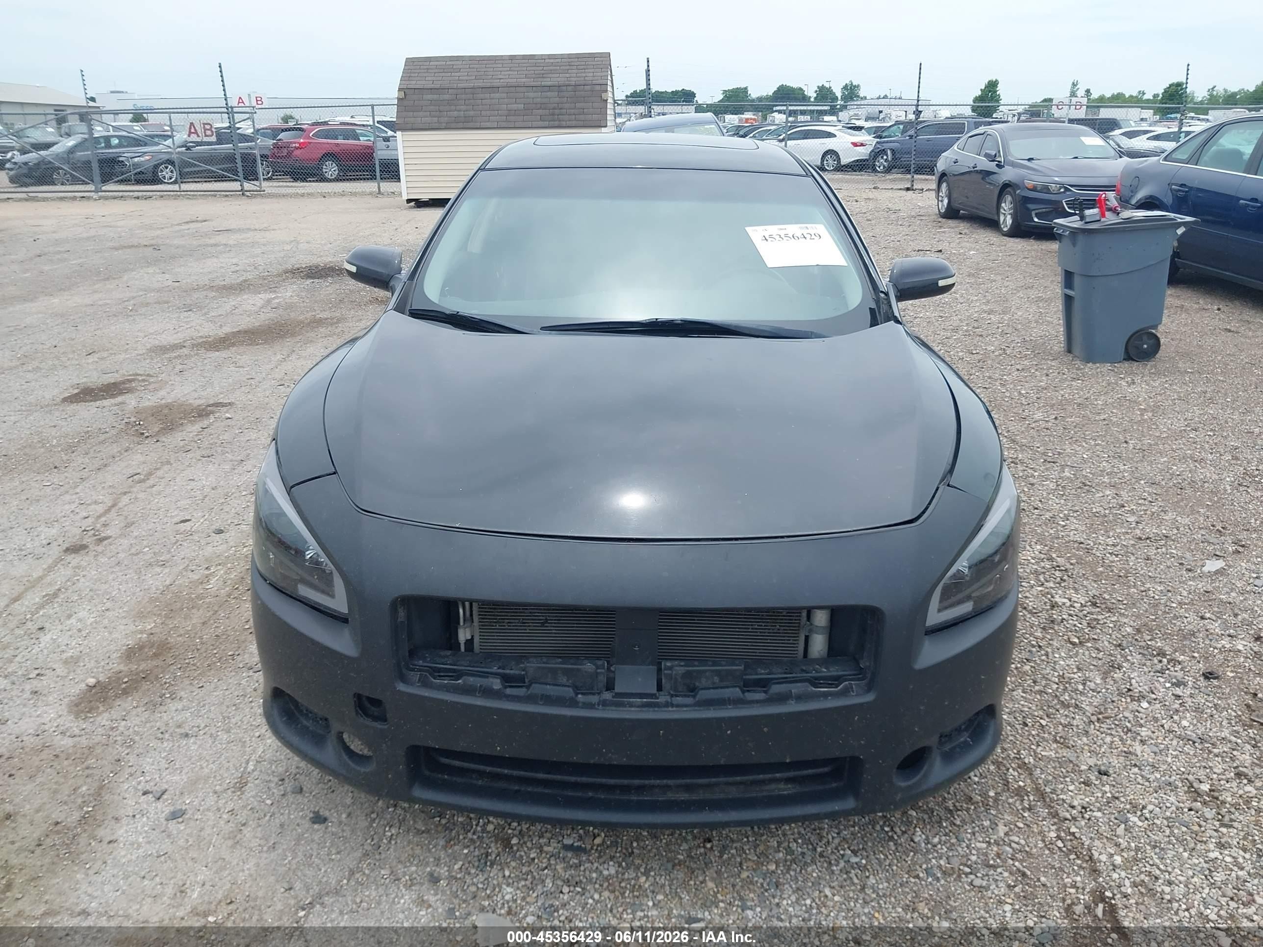2014 Nissan Maxima 3.5 Sv Black vin: 1N4AA5AP1EC450455