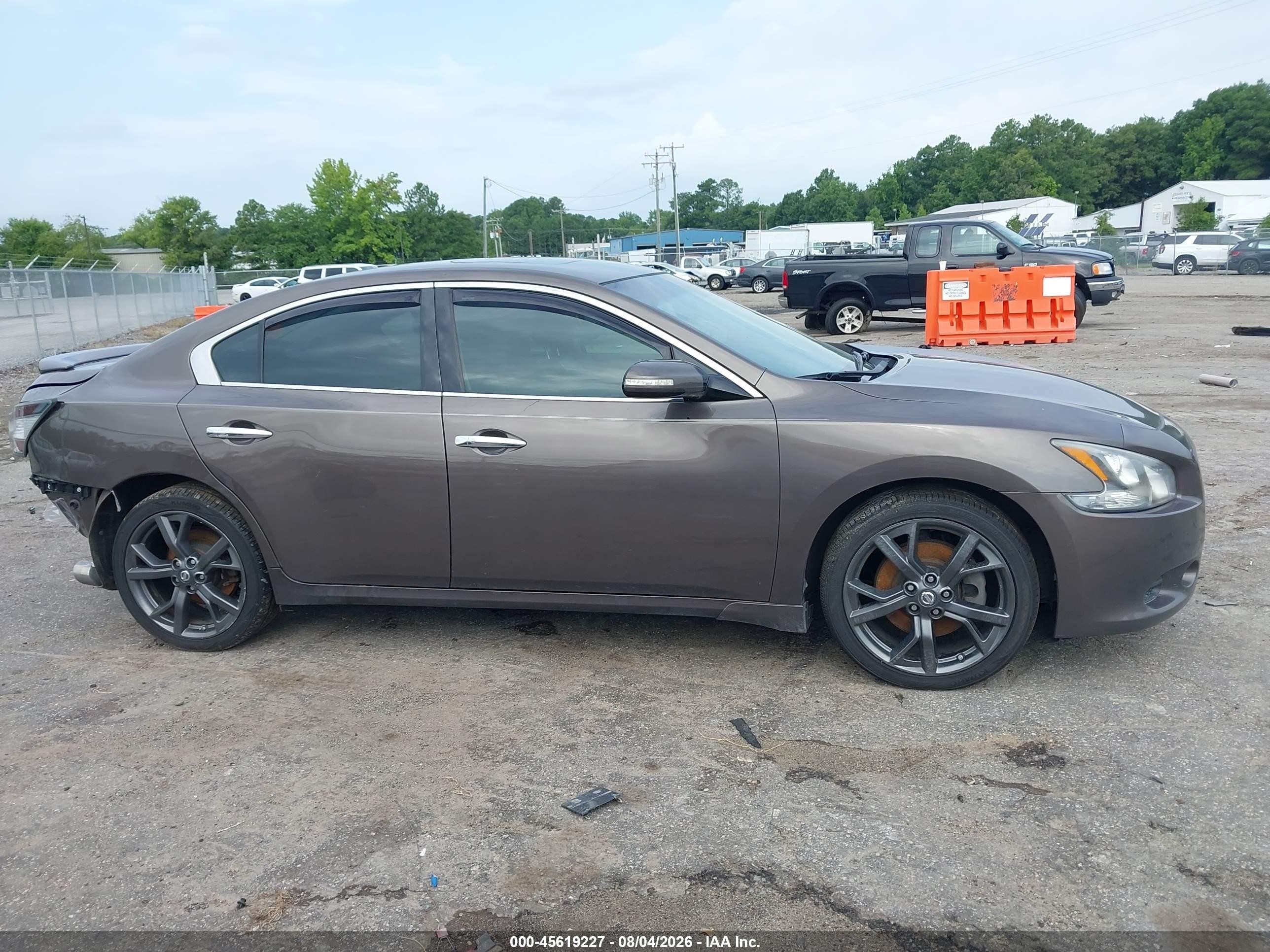 2014 Nissan Maxima 3.5 Sv Gray vin: 1N4AA5AP1EC451346