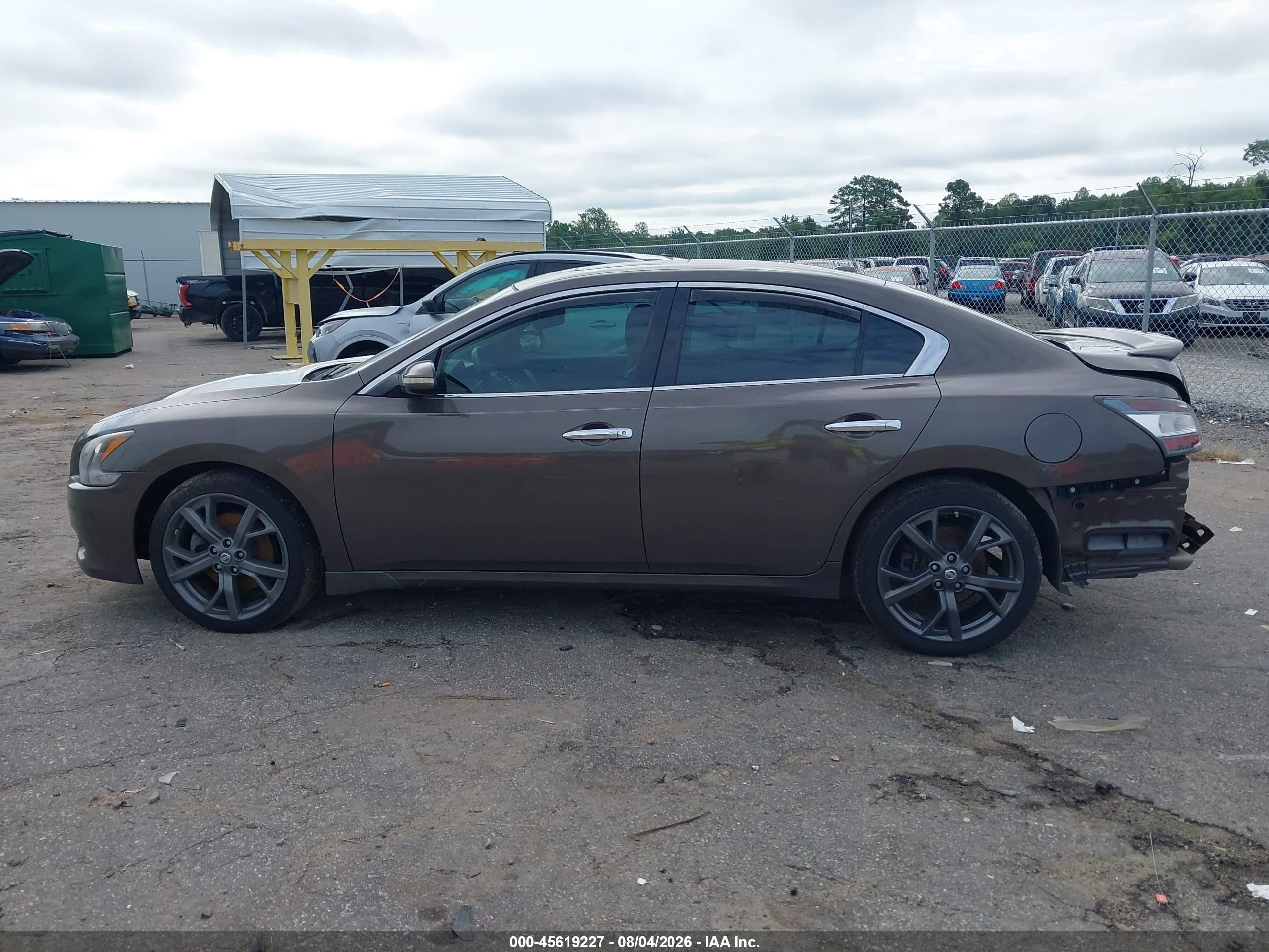 2014 Nissan Maxima 3.5 Sv Gray vin: 1N4AA5AP1EC451346