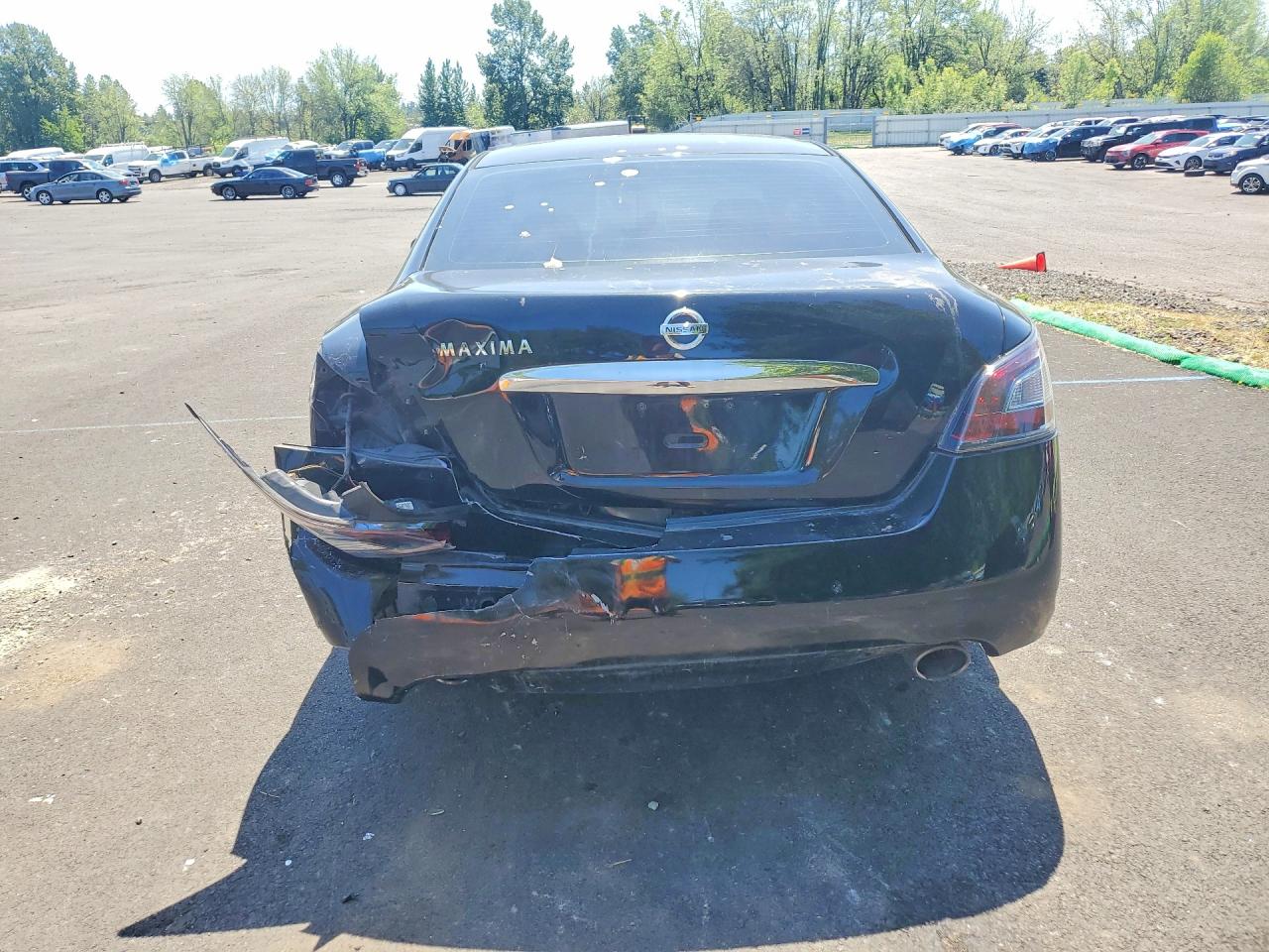 2014 Nissan Maxima 3.5 S Black vin: 1N4AA5AP1EC451704