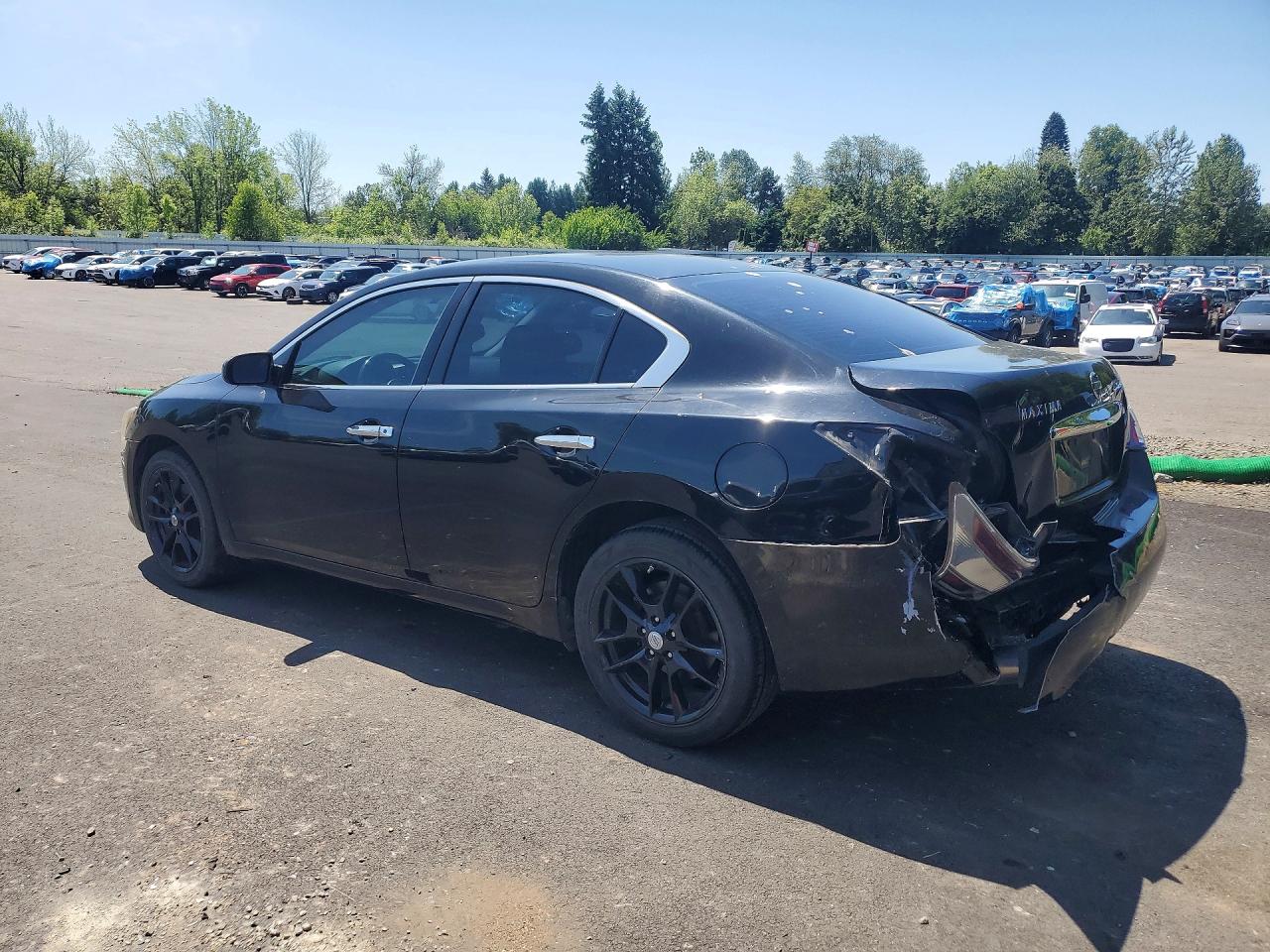 2014 Nissan Maxima 3.5 S Black vin: 1N4AA5AP1EC451704