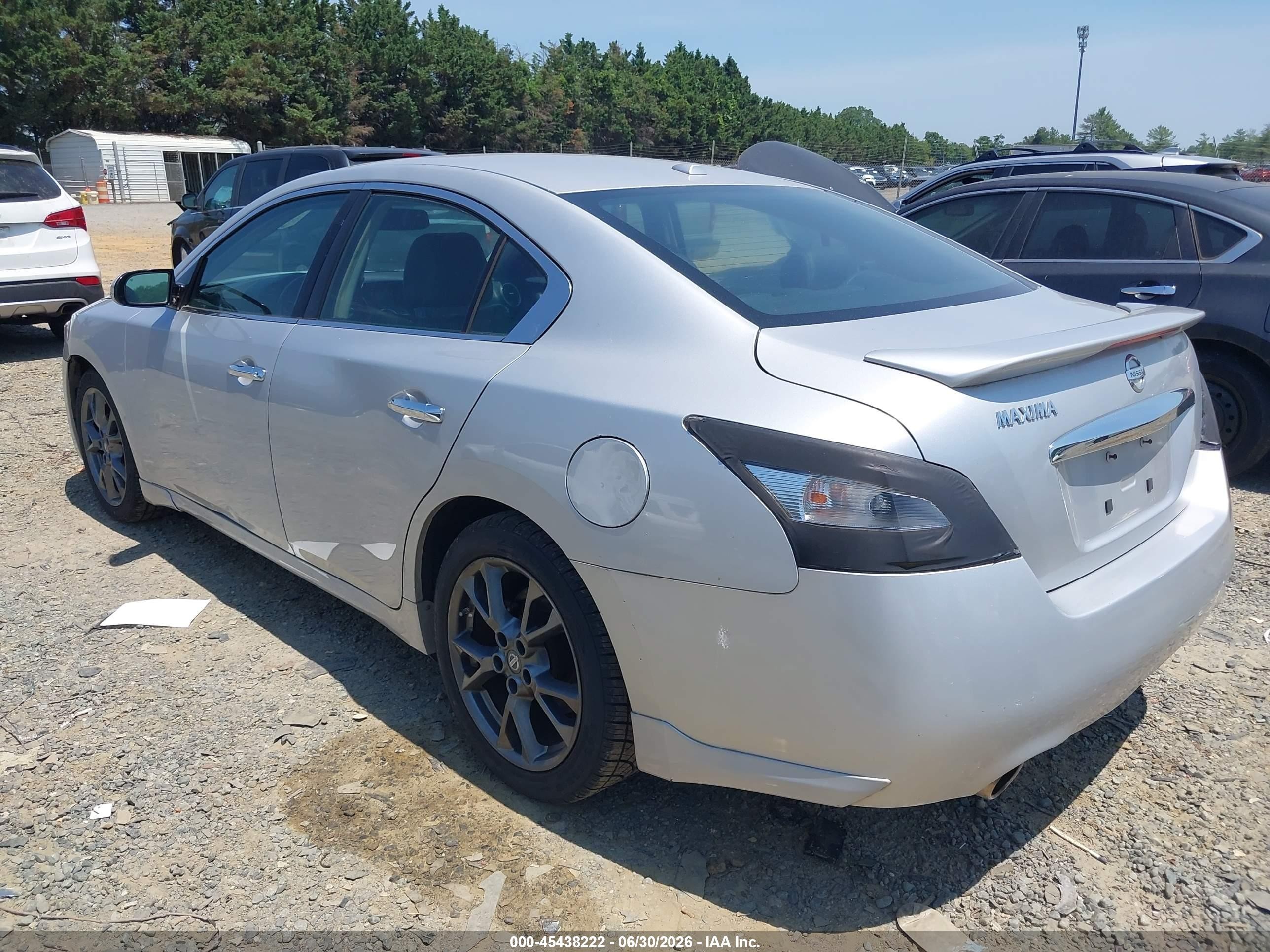 2014 Nissan Maxima 3.5 Sv Silver vin: 1N4AA5AP1EC462573